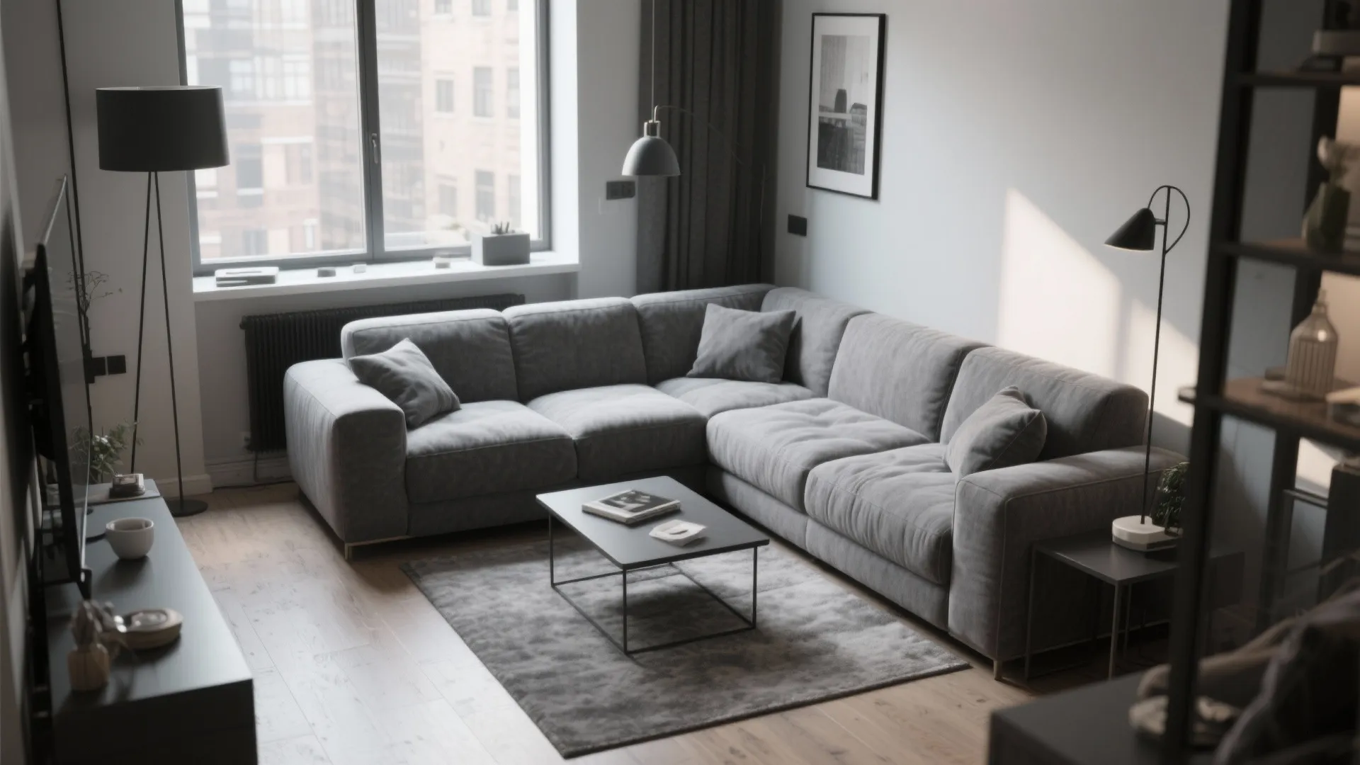 5. L-Shaped Seating for Small Spaces