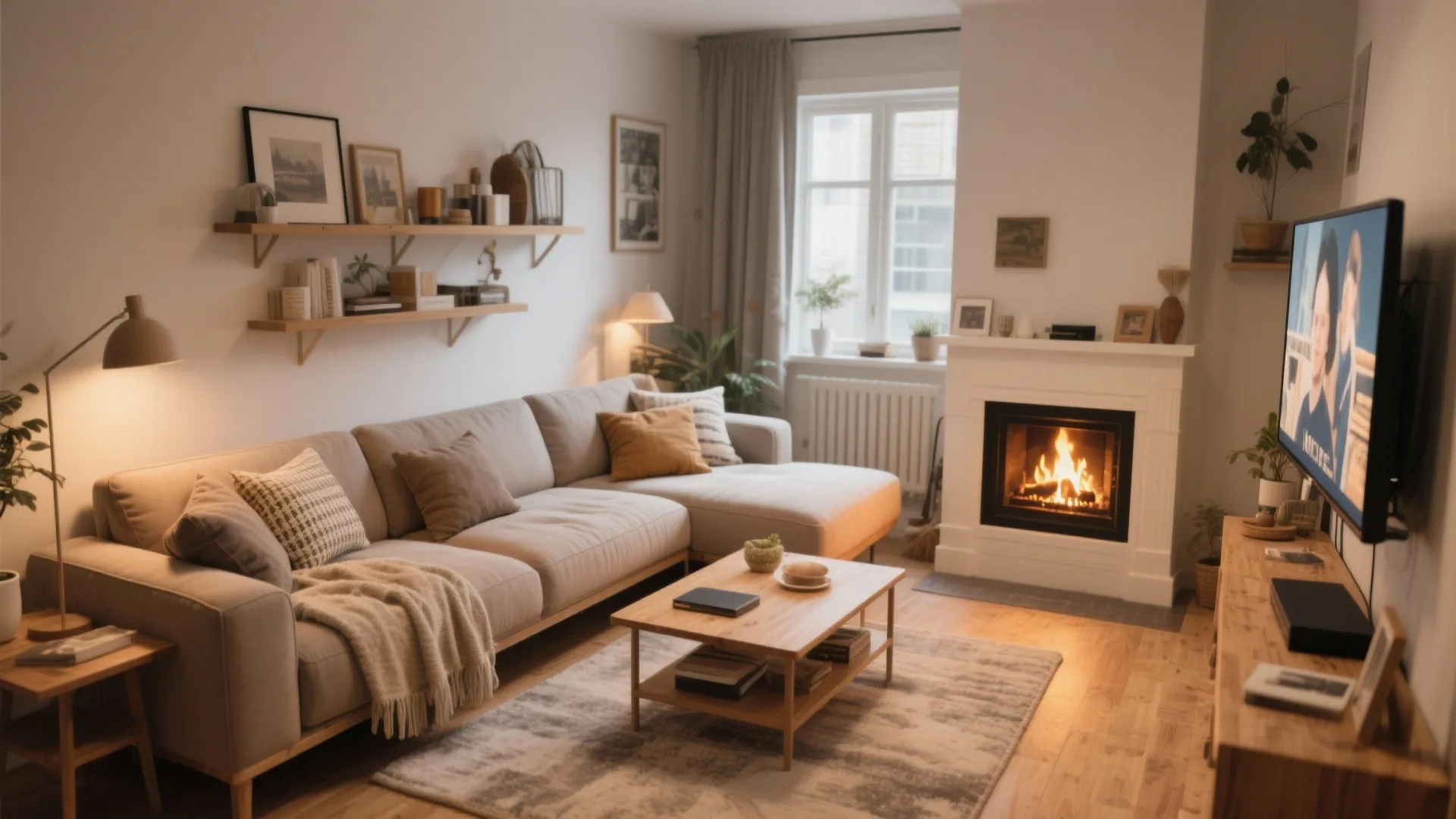 L-Shaped Seating Arrangement