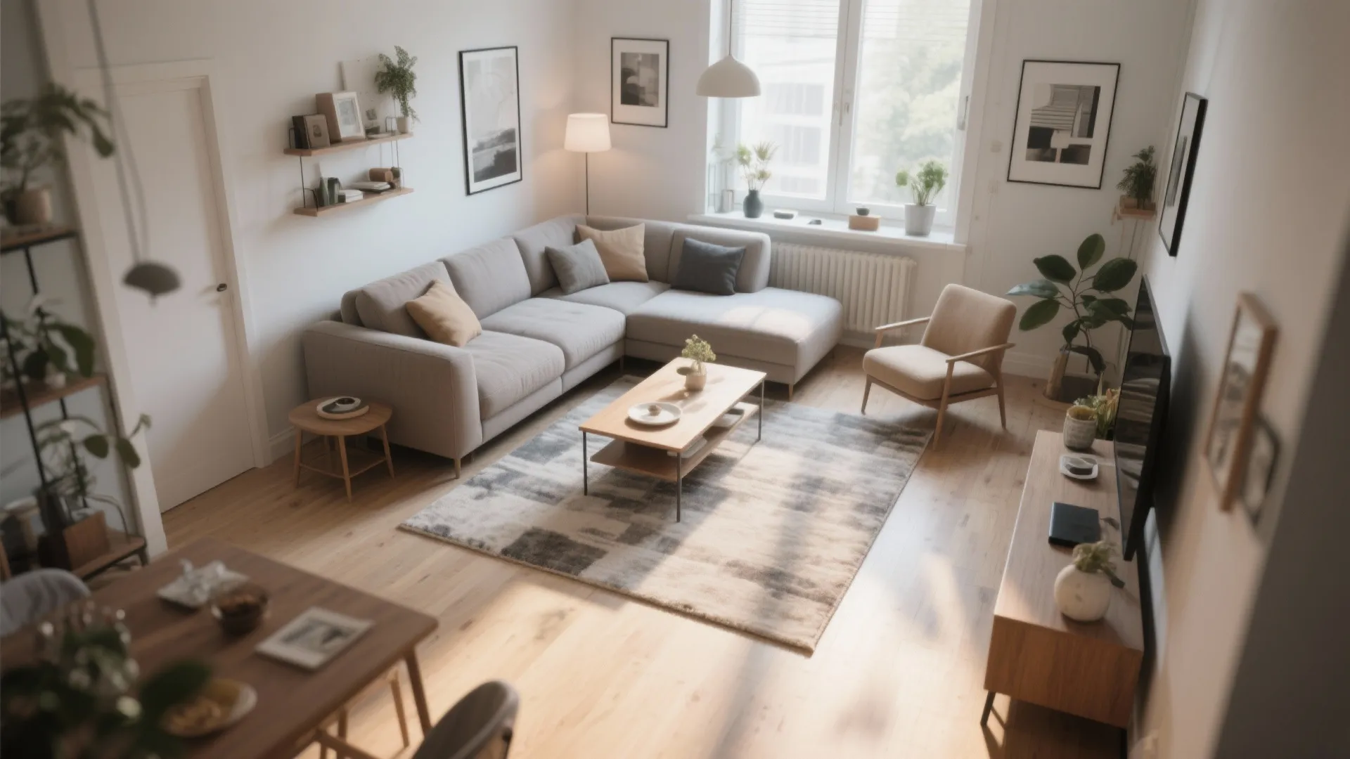 L-Shaped Seating Arrangement