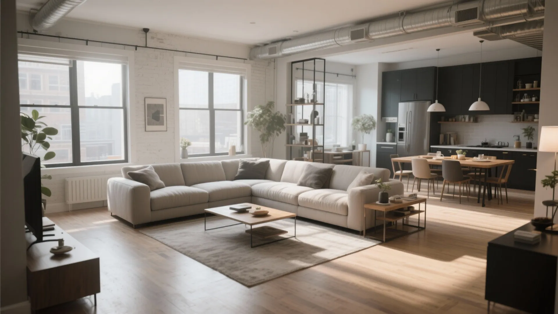 Open Pathways with L-Shaped Seating