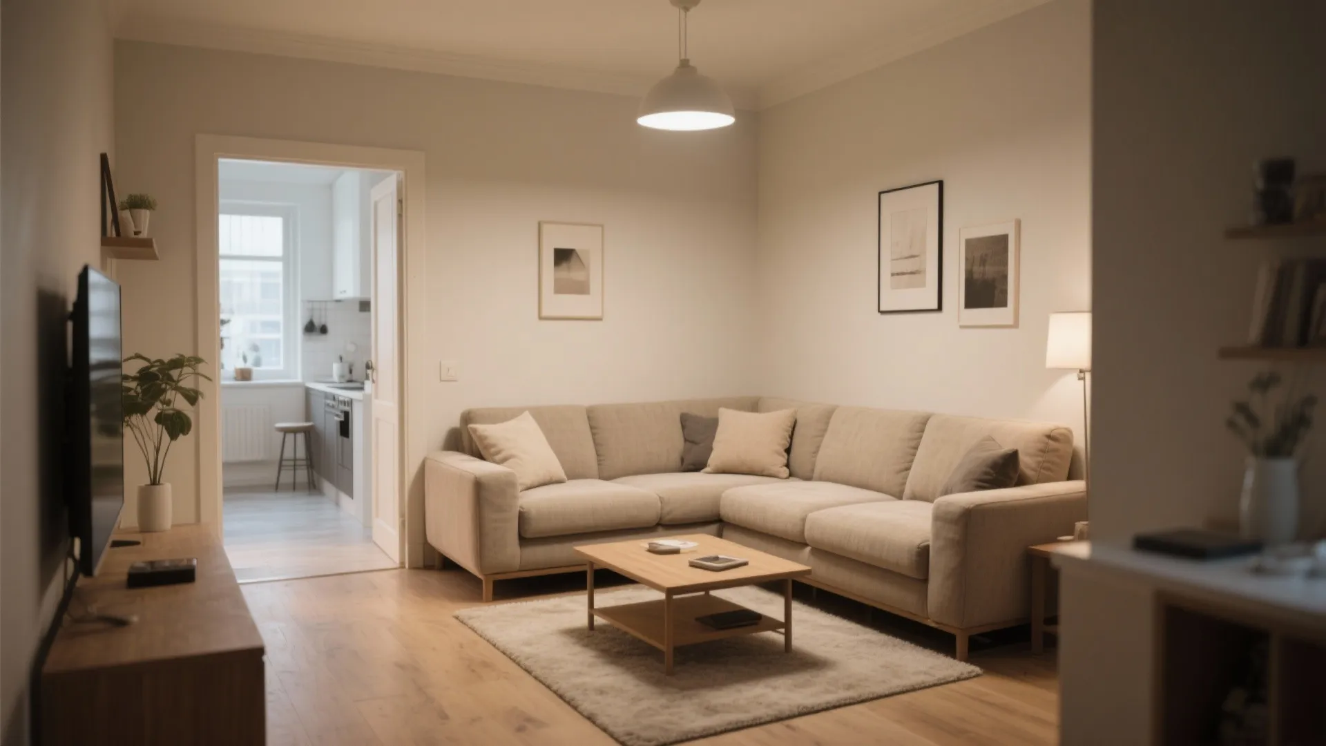 9. L-Shaped Seating for Flow