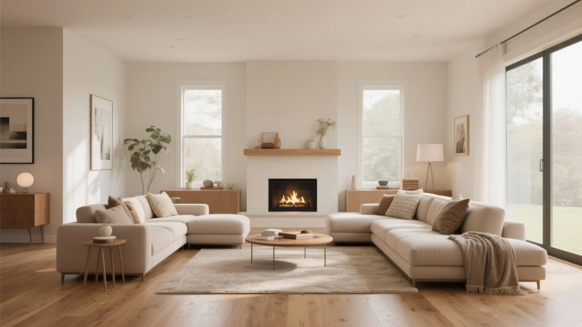 L-Shaped Seating for Engagement