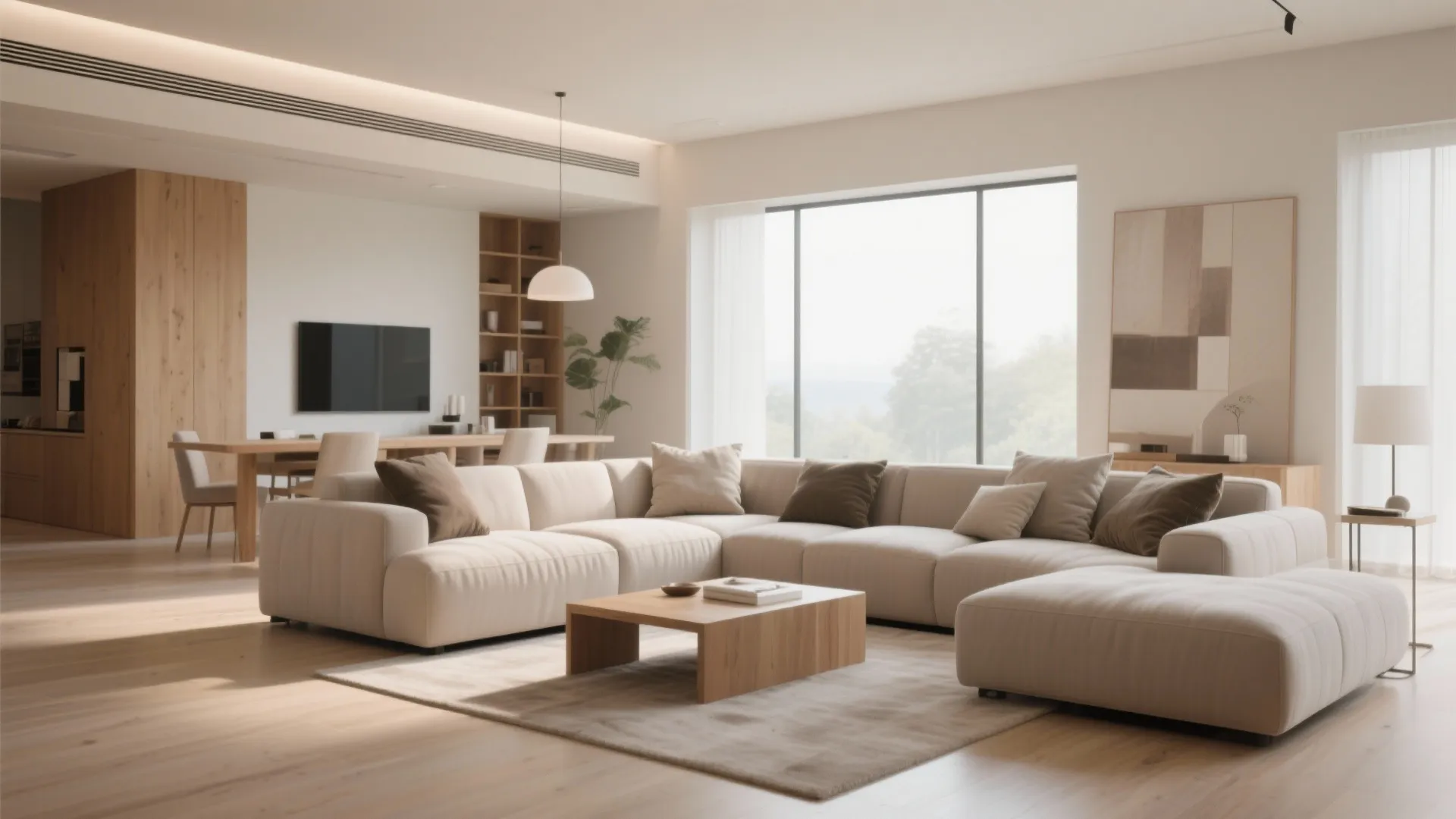 7. L-Shaped Seating for Social Energy