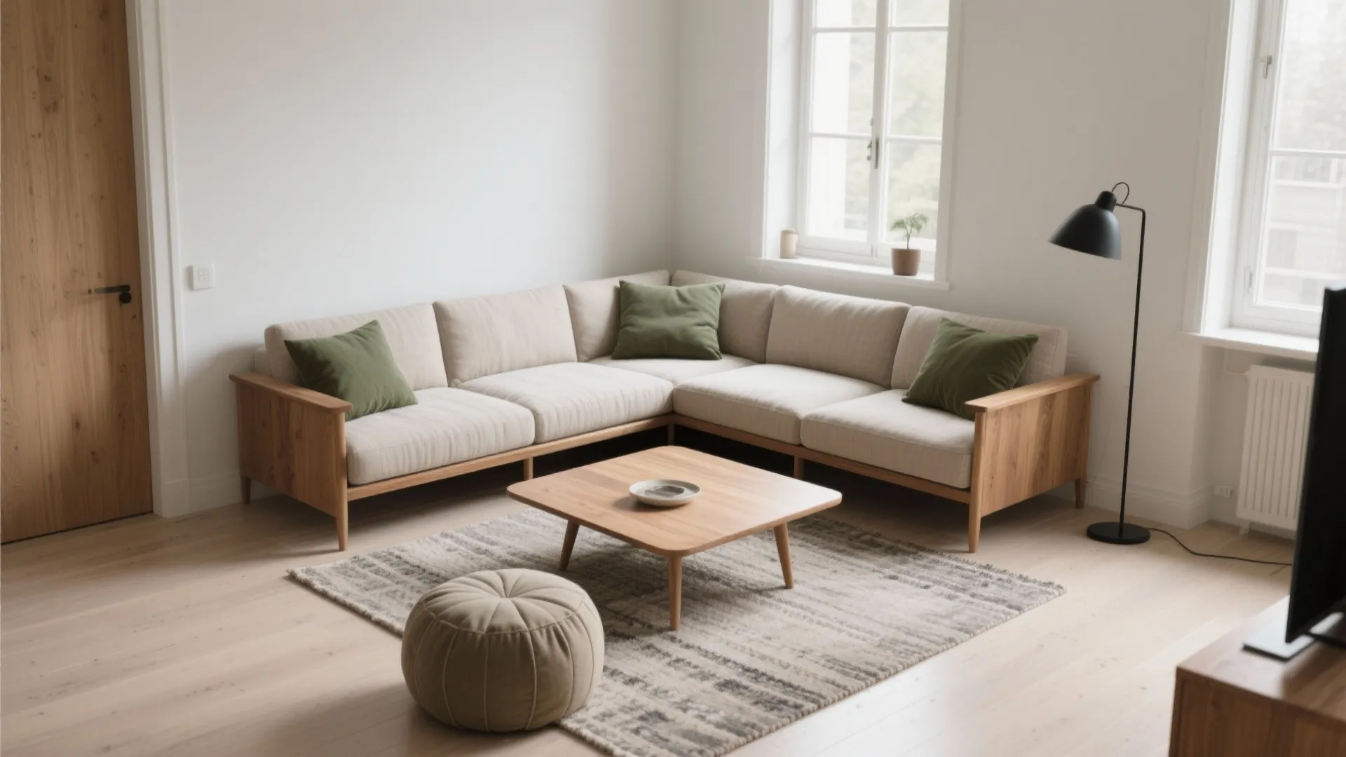 L-Shaped Seating to Unlock Space