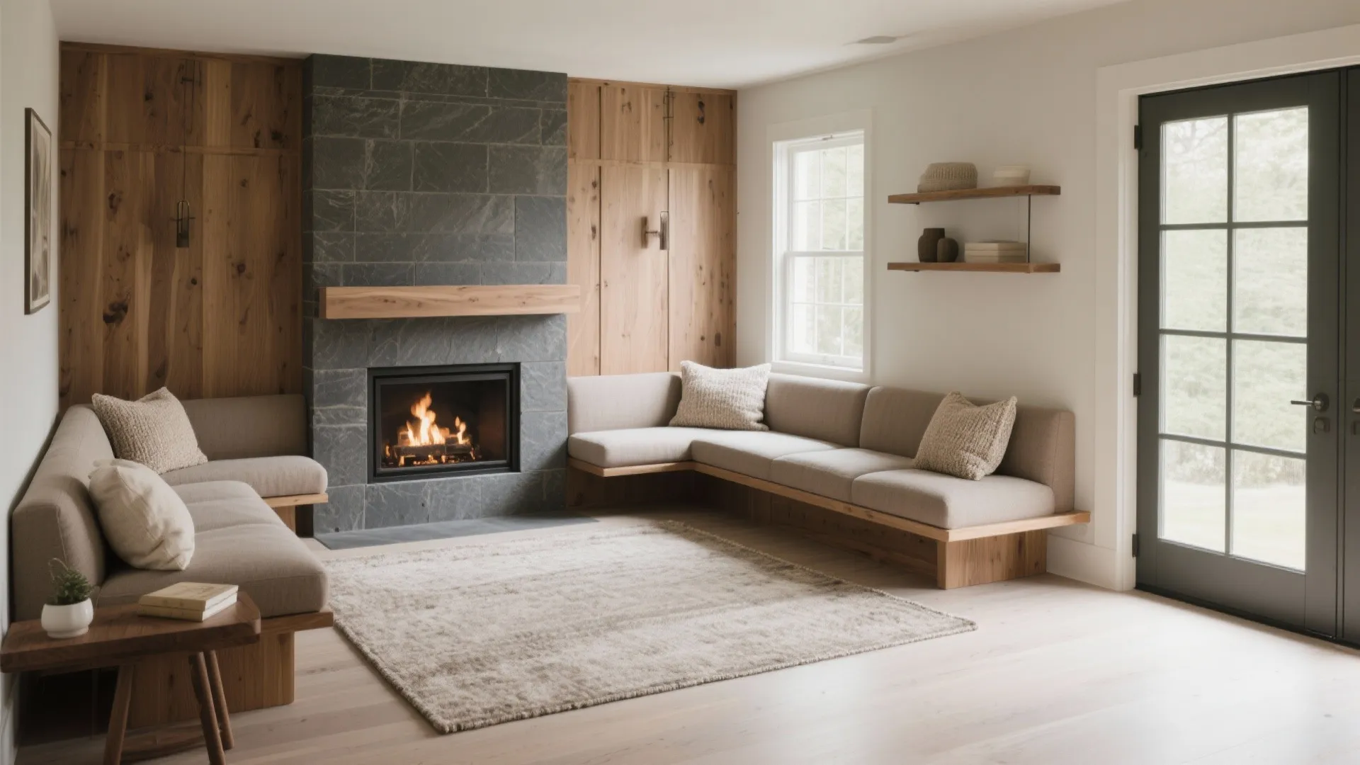 L-Shaped Seating That Hugs Corners