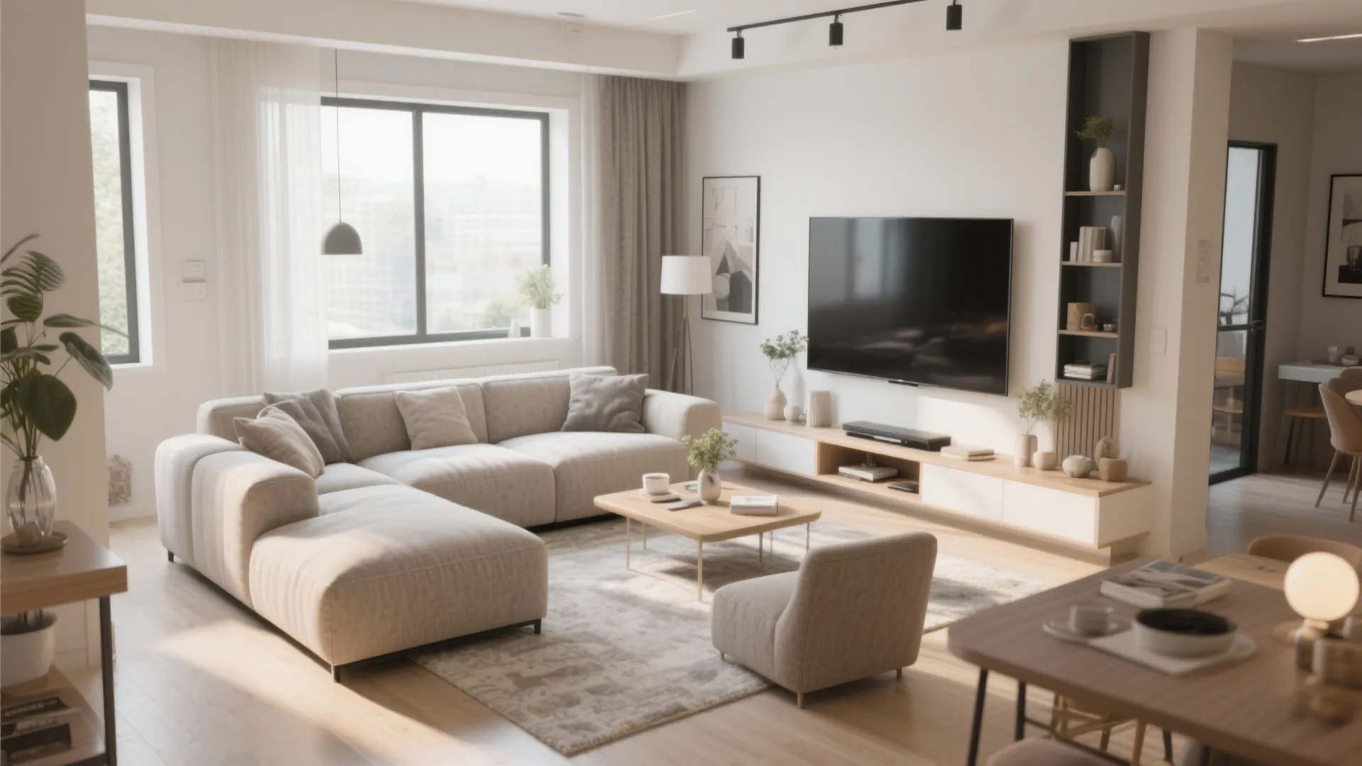 4. L-Shaped Sectional for Multi-Use Living