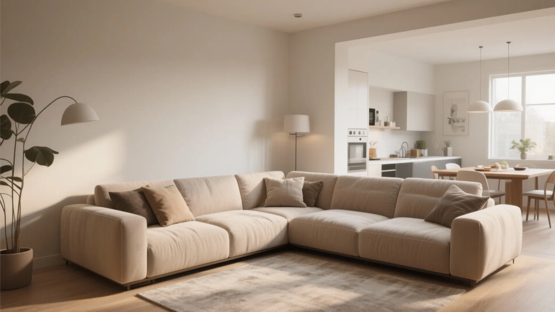 2. L-Shaped Sectional for Defined Corners