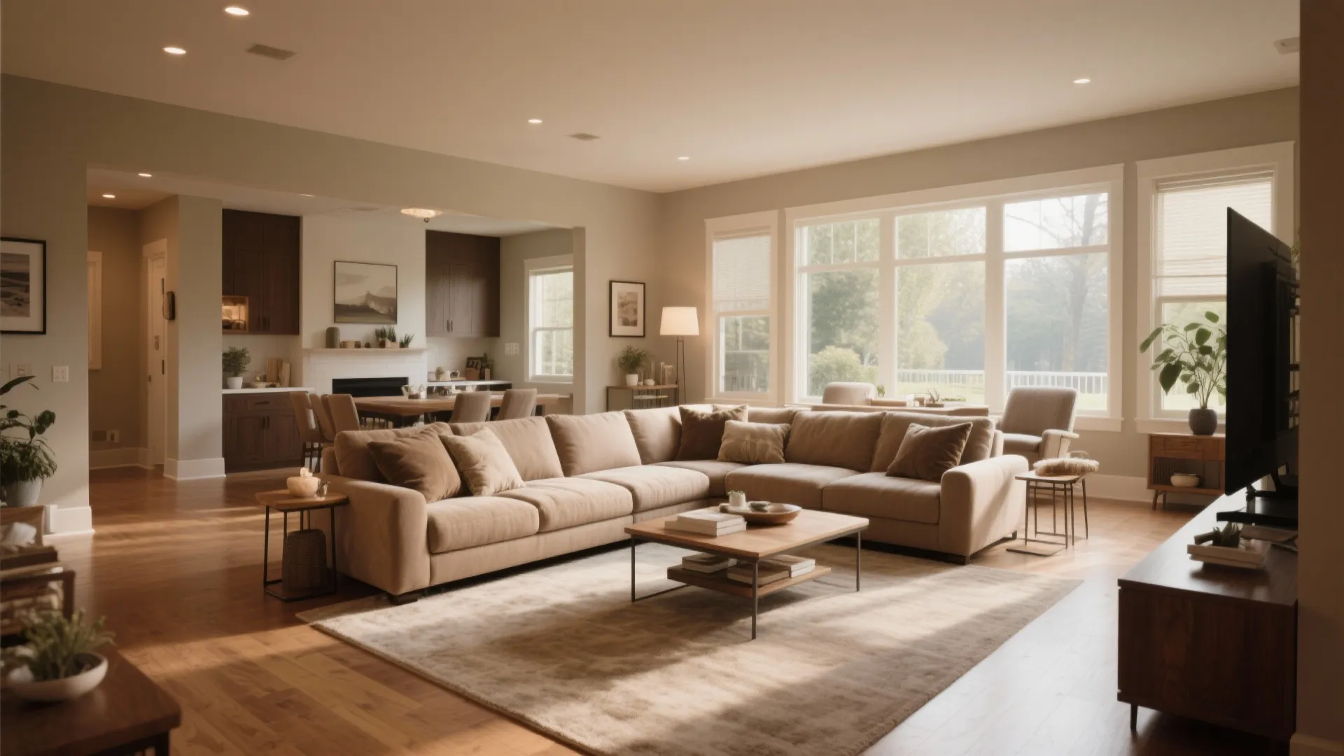 L-shaped sectional for maximum lounging