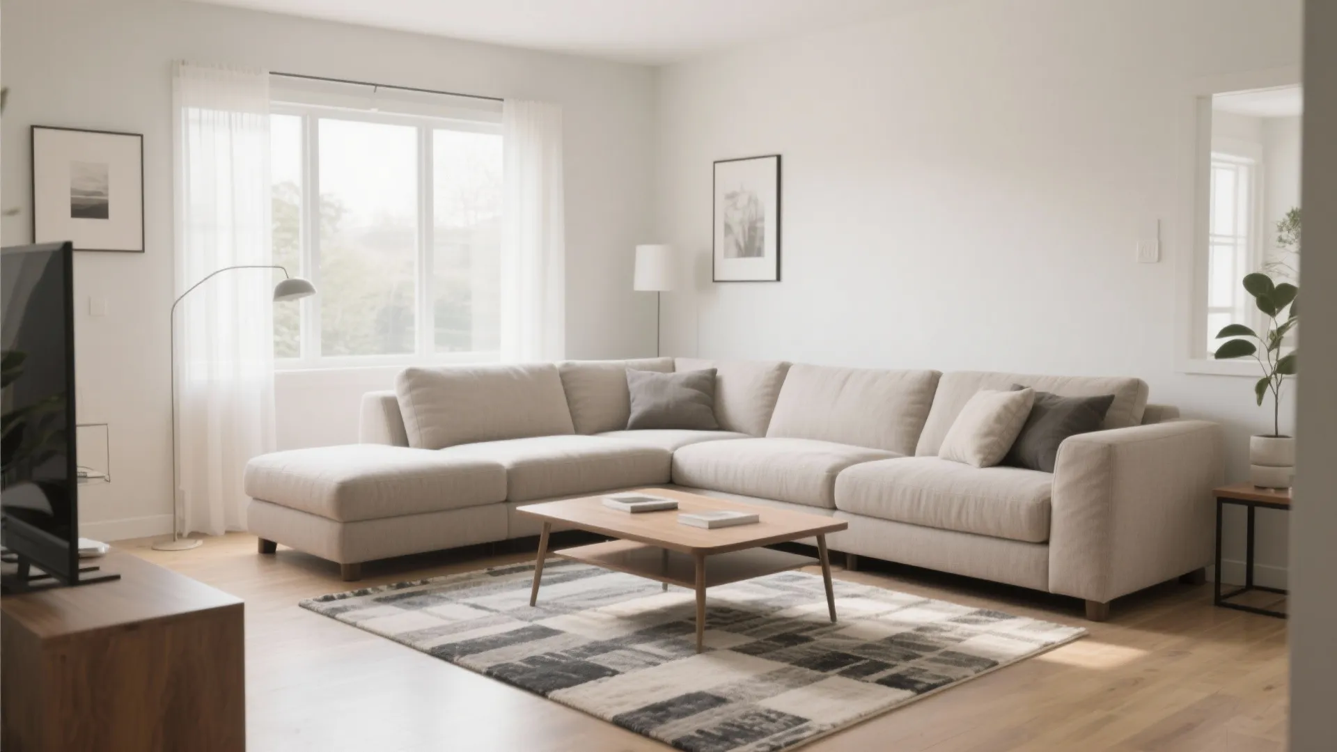 3. L-Shaped Sectional for Defined Seating