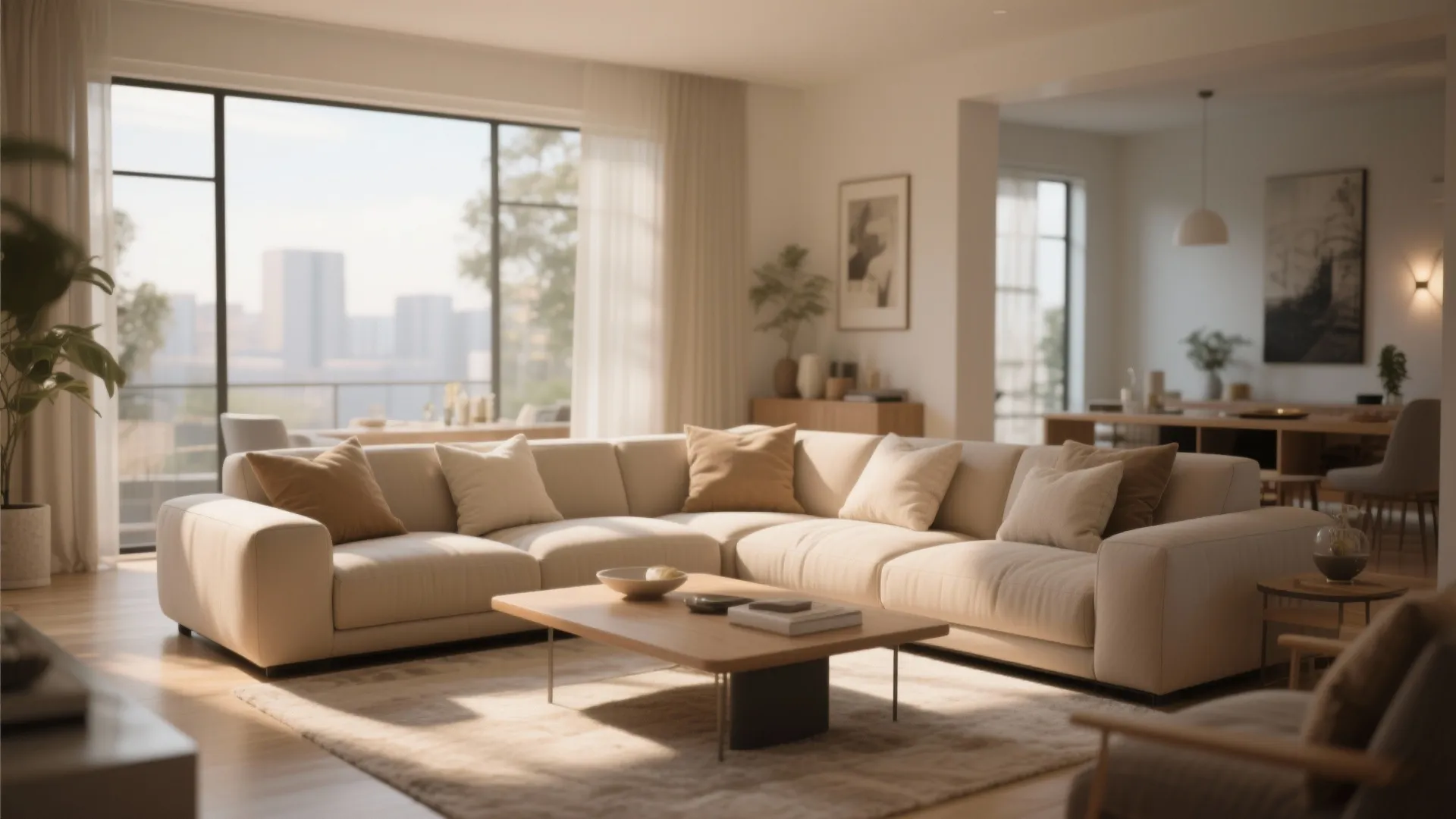 L-shaped Sectional for Conversation