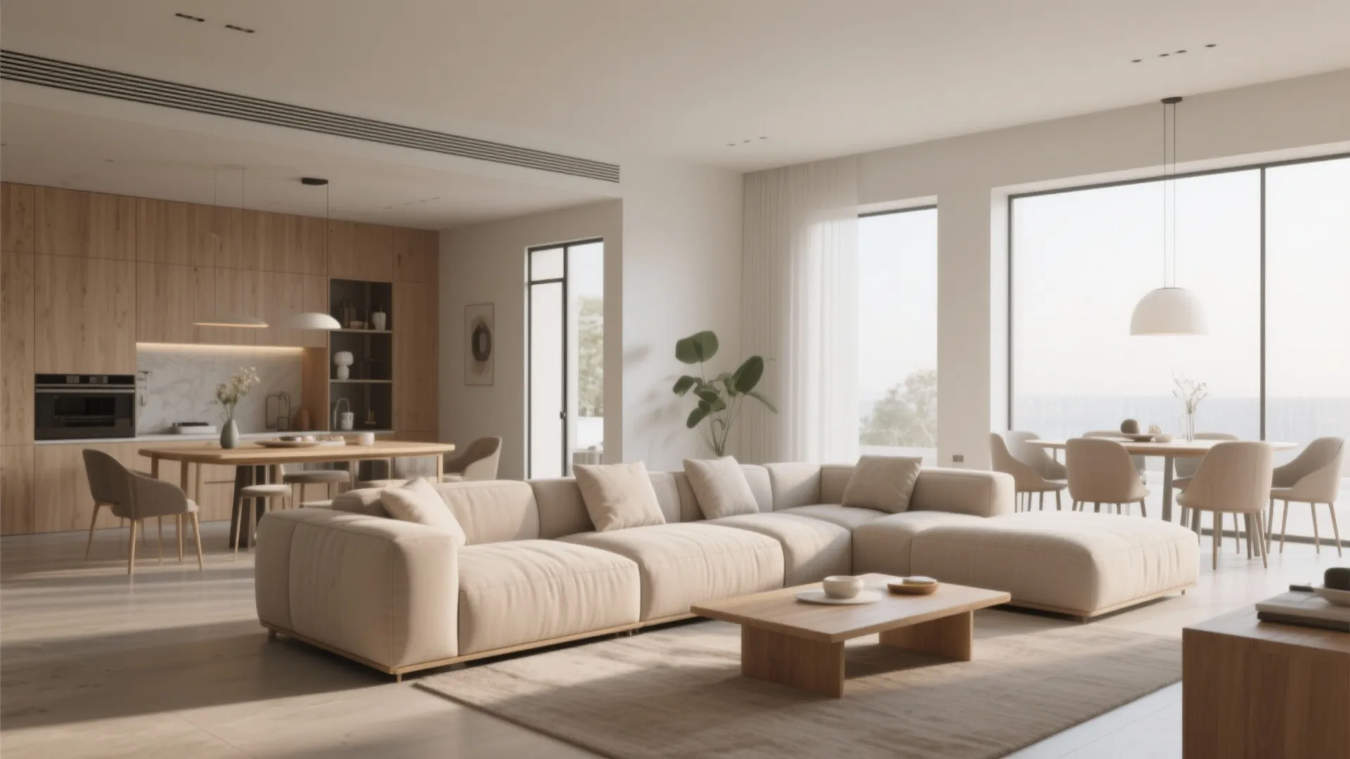 L-Shaped Sectional to Define Zones