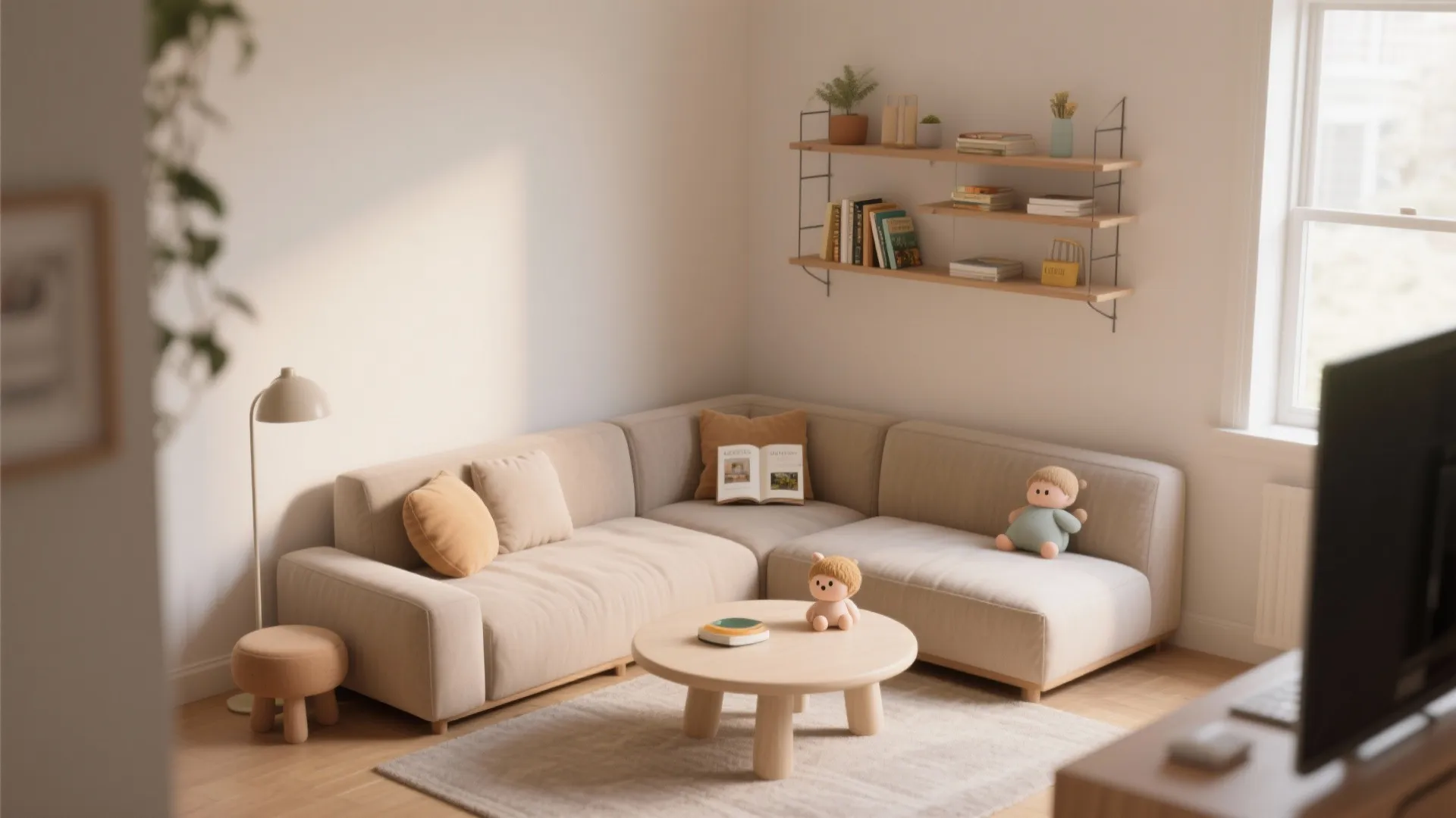 2. L-Shaped Sectional to Maximize Corner Space