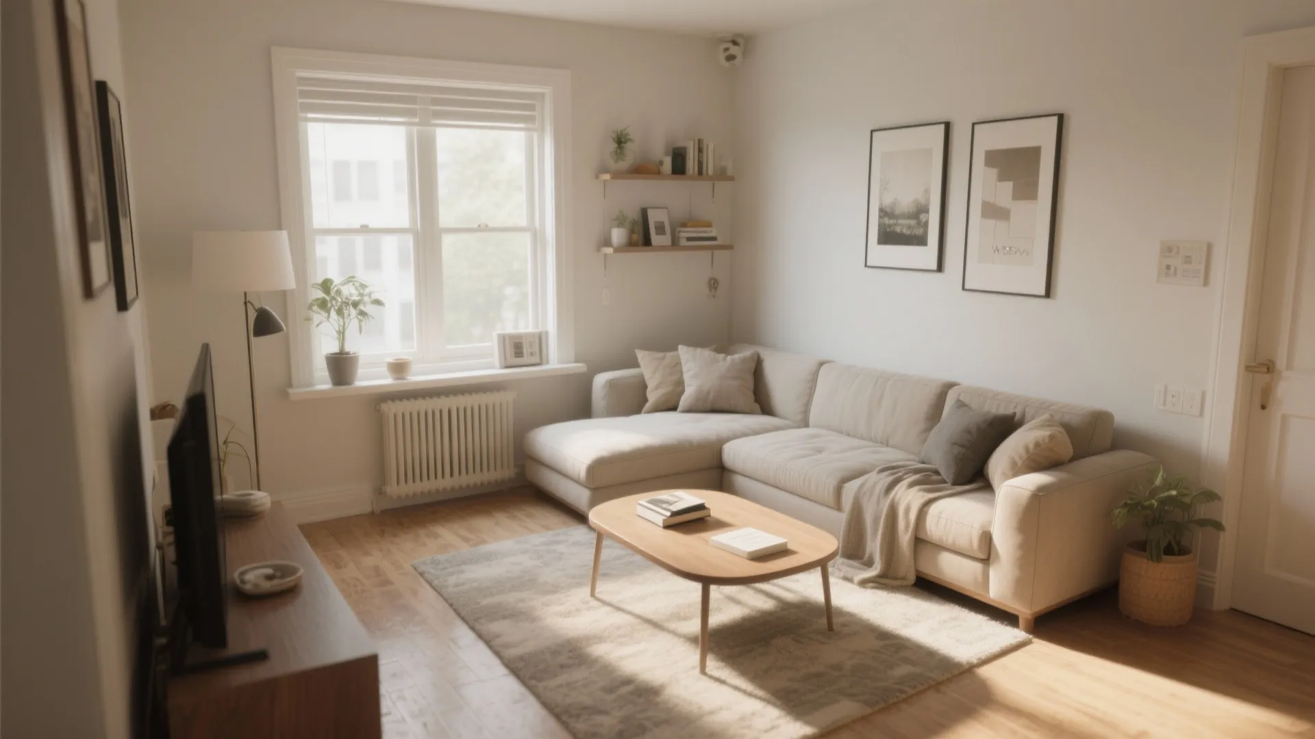 2. L-Shaped Sectional in a Corner