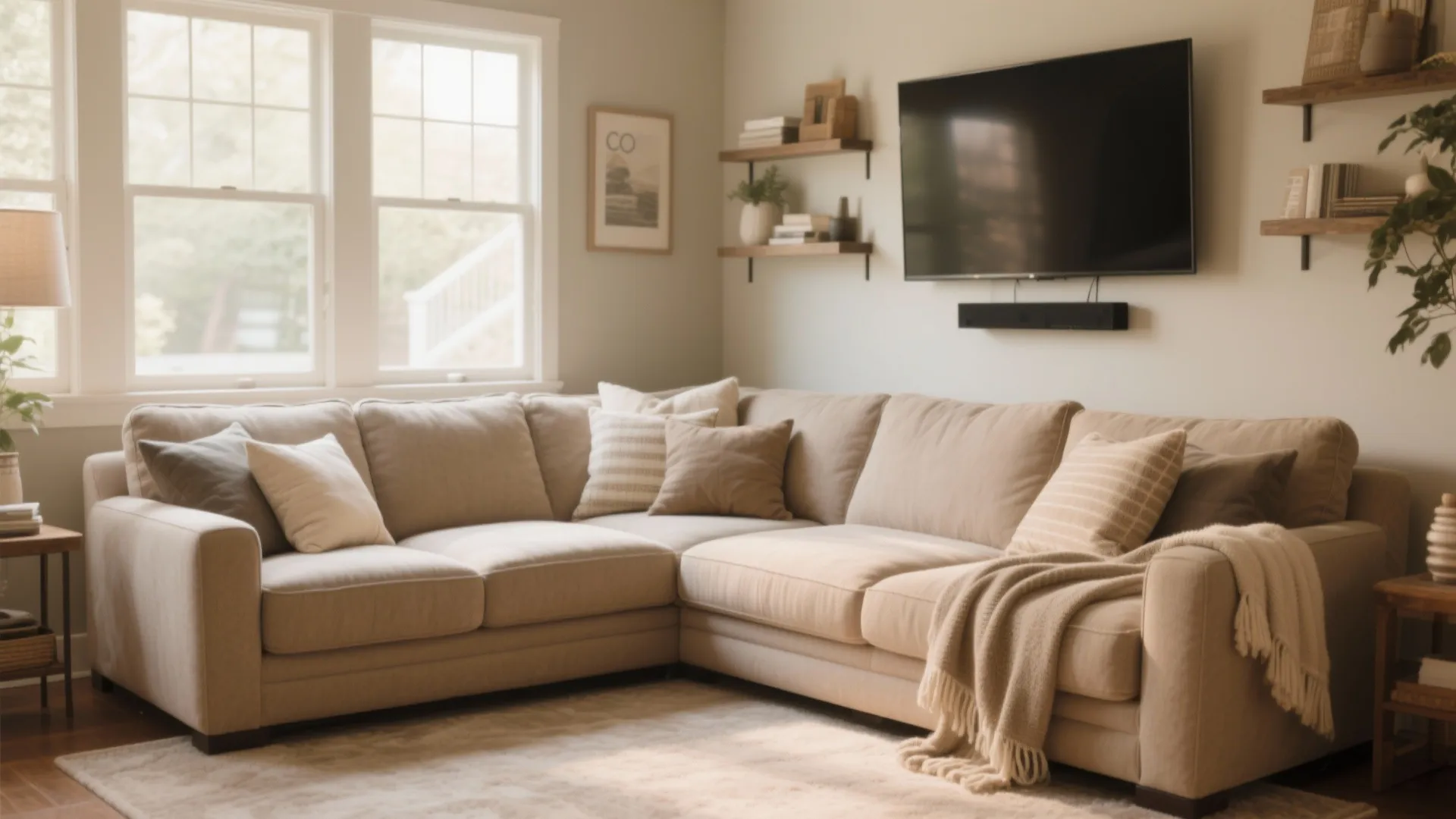 3. L-Shaped Sectional for Corner Comfort
