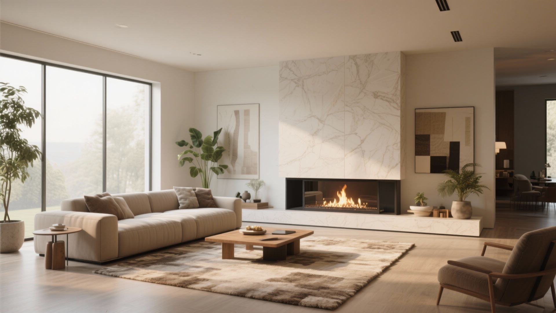 10 Living Room Ideas with Sectionals and Fireplace