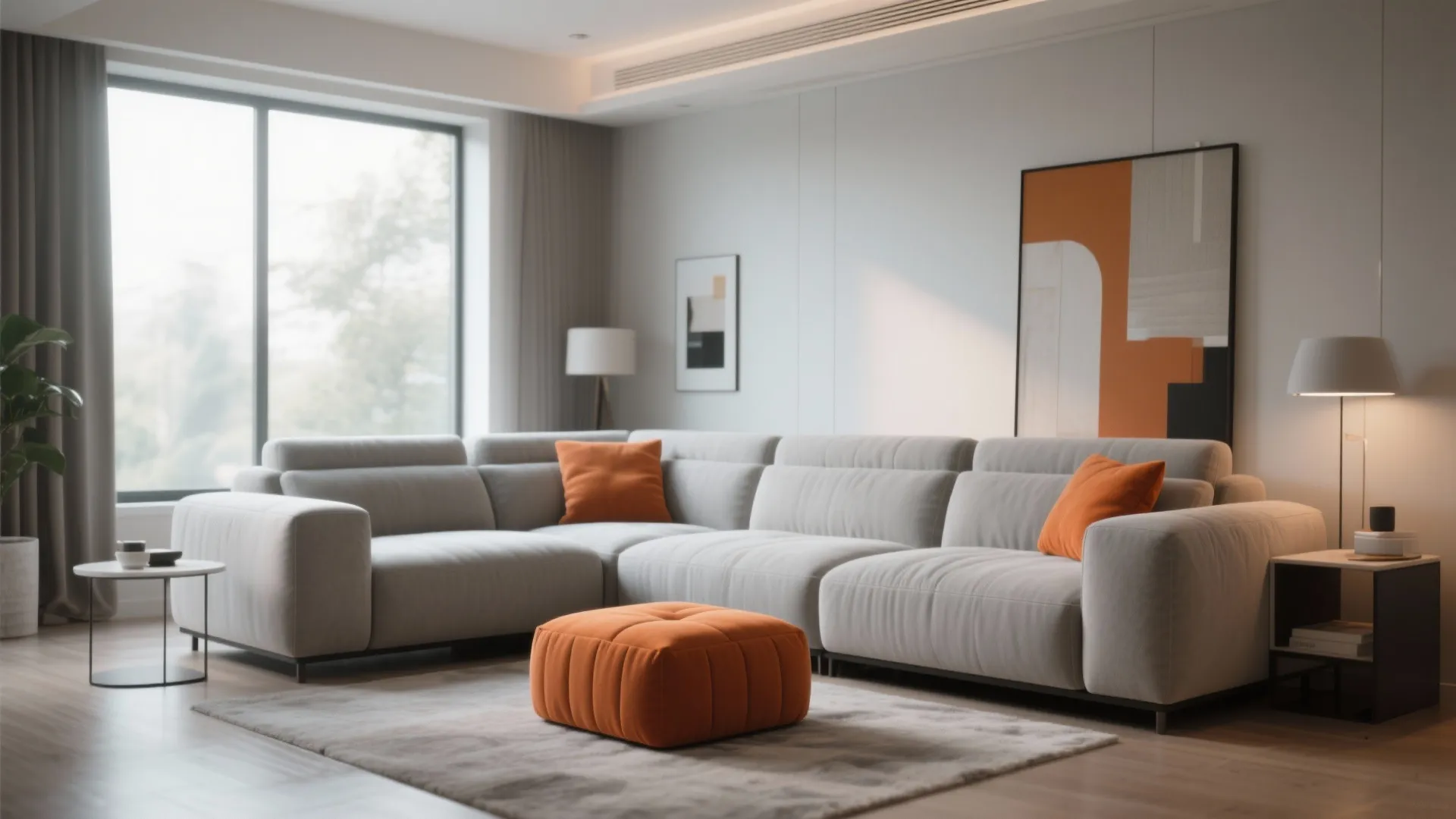 6. L-Shaped Sectional to Maximize Seating