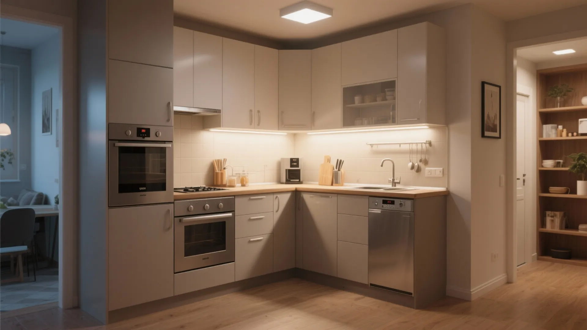 L-Shaped Kitchen Layout