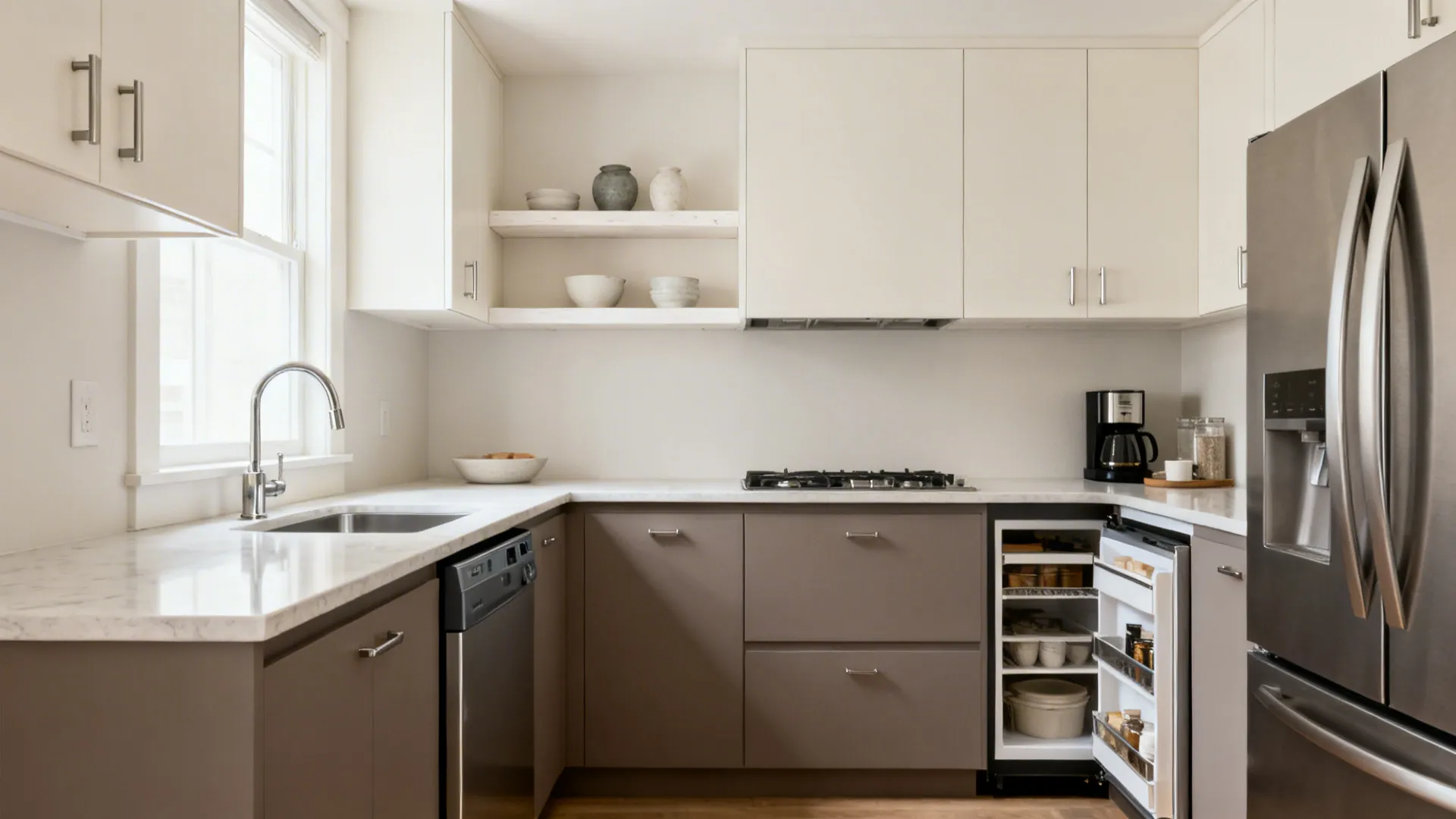 L-Shaped Layouts That Maximize Counter Space