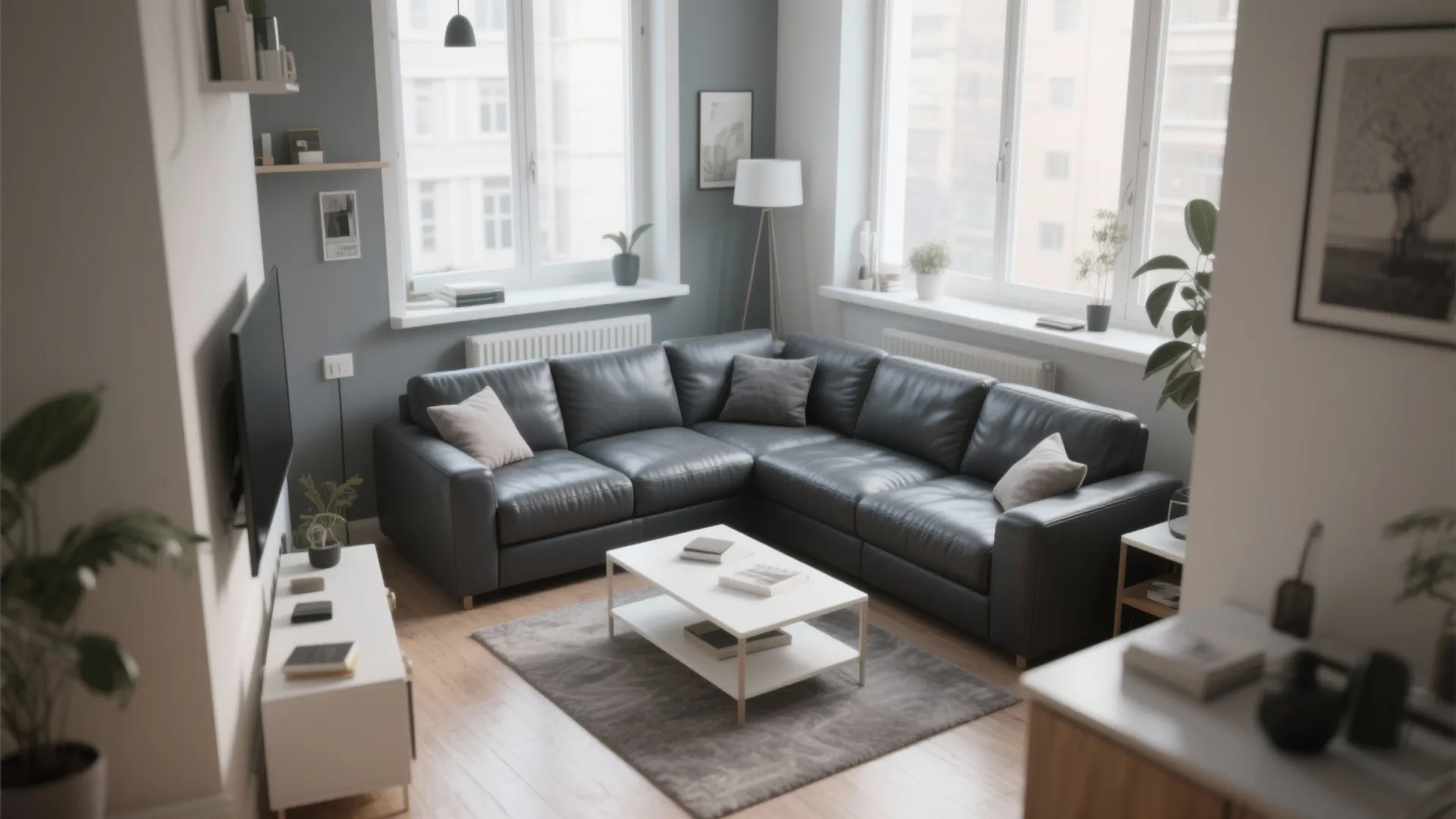 6. L-Shaped Layout for Small Living Rooms