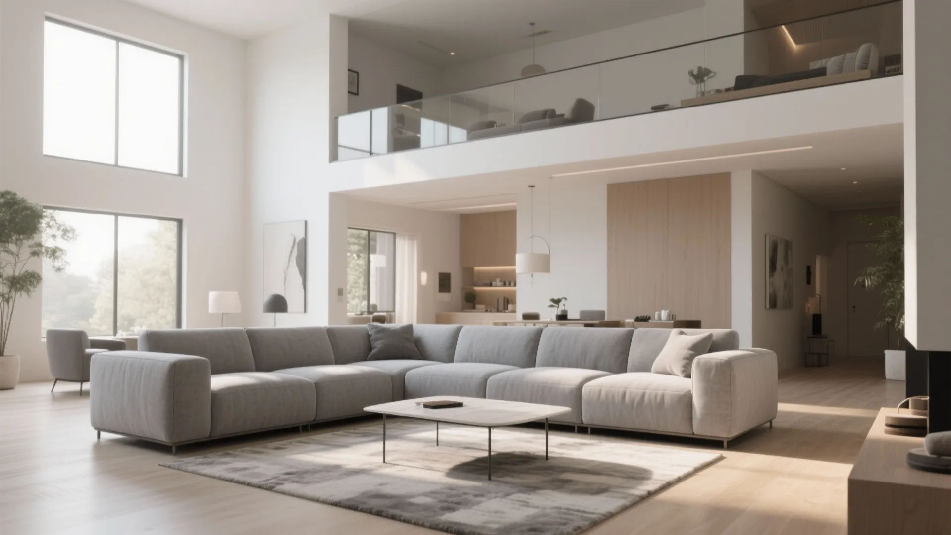 L-Shaped Modular Sofa