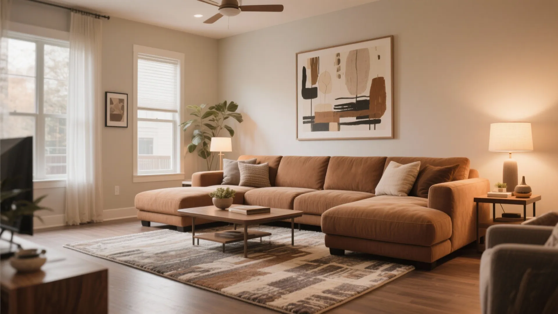 L-Shaped Sofa Layout