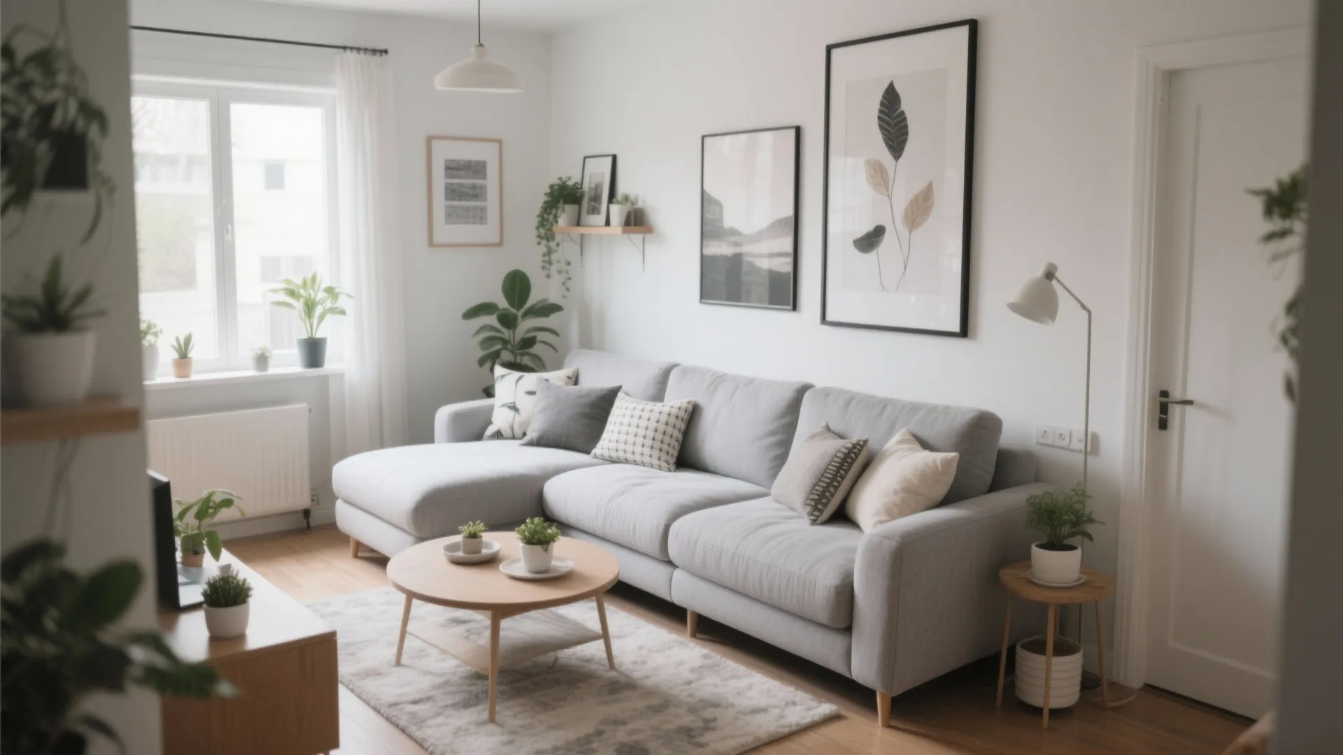 L-shaped sofa for maximum seating