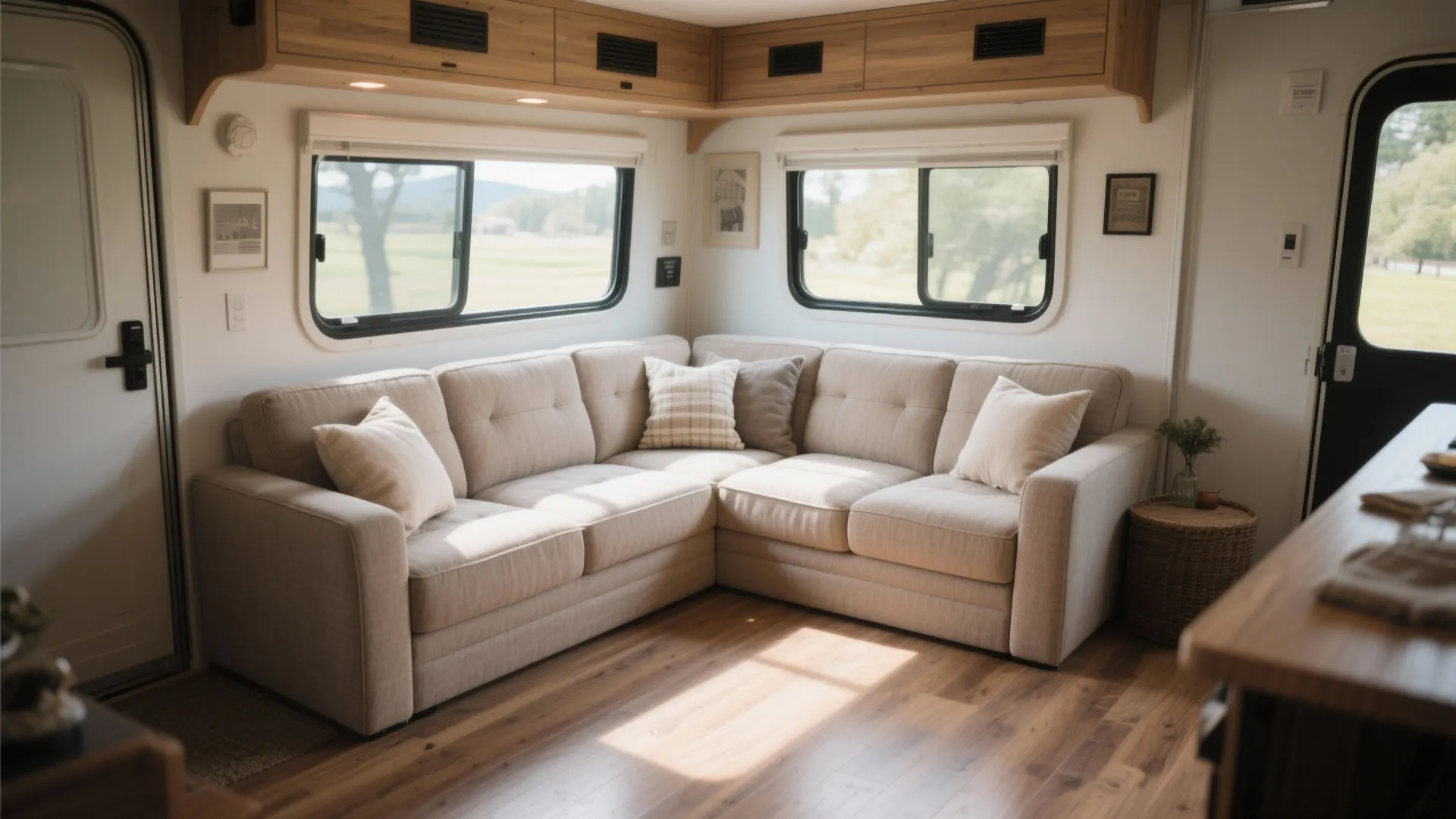 L-Shaped Sofa Arrangement