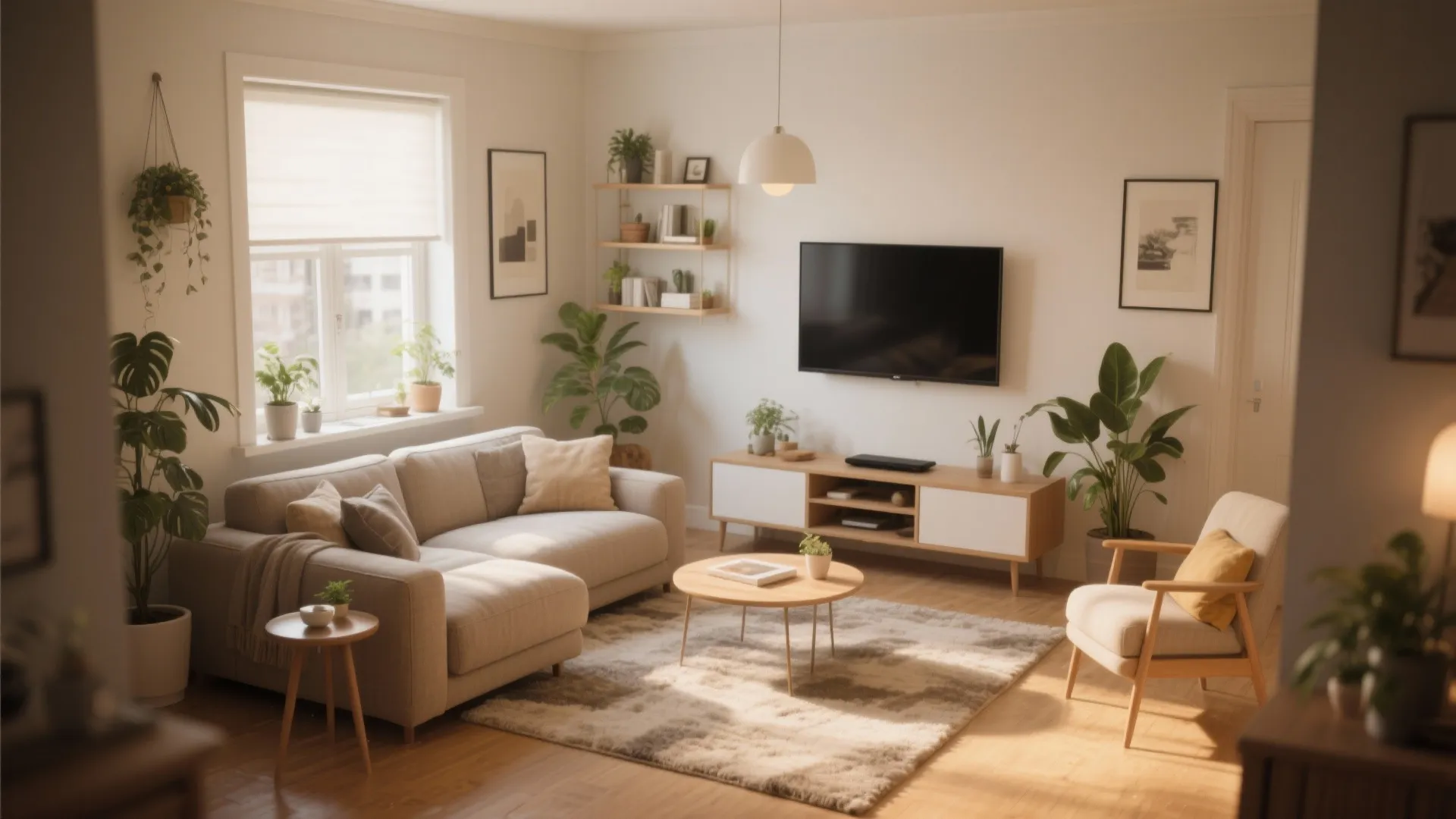 L-Shaped Sofa for Zoned Comfort