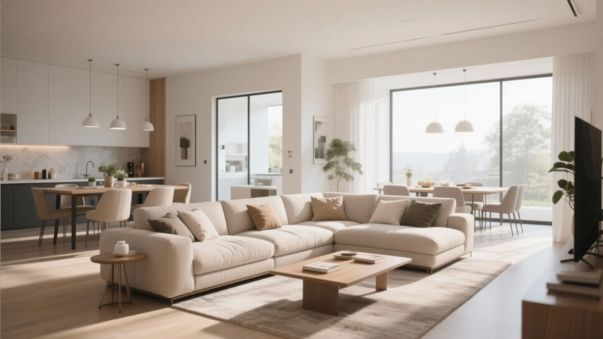 7. L-Shaped Sofa to Frame Space