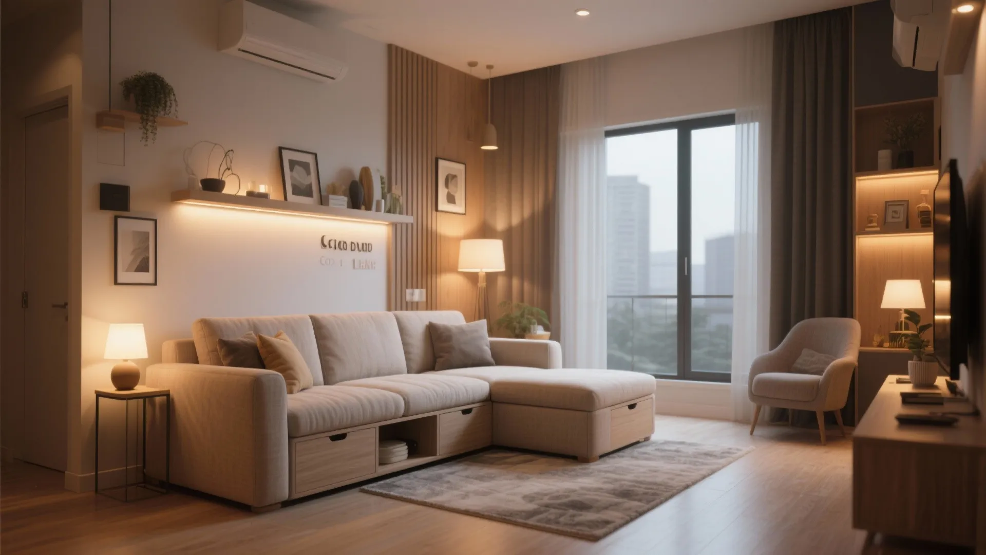 L-Shaped Sofa Layout