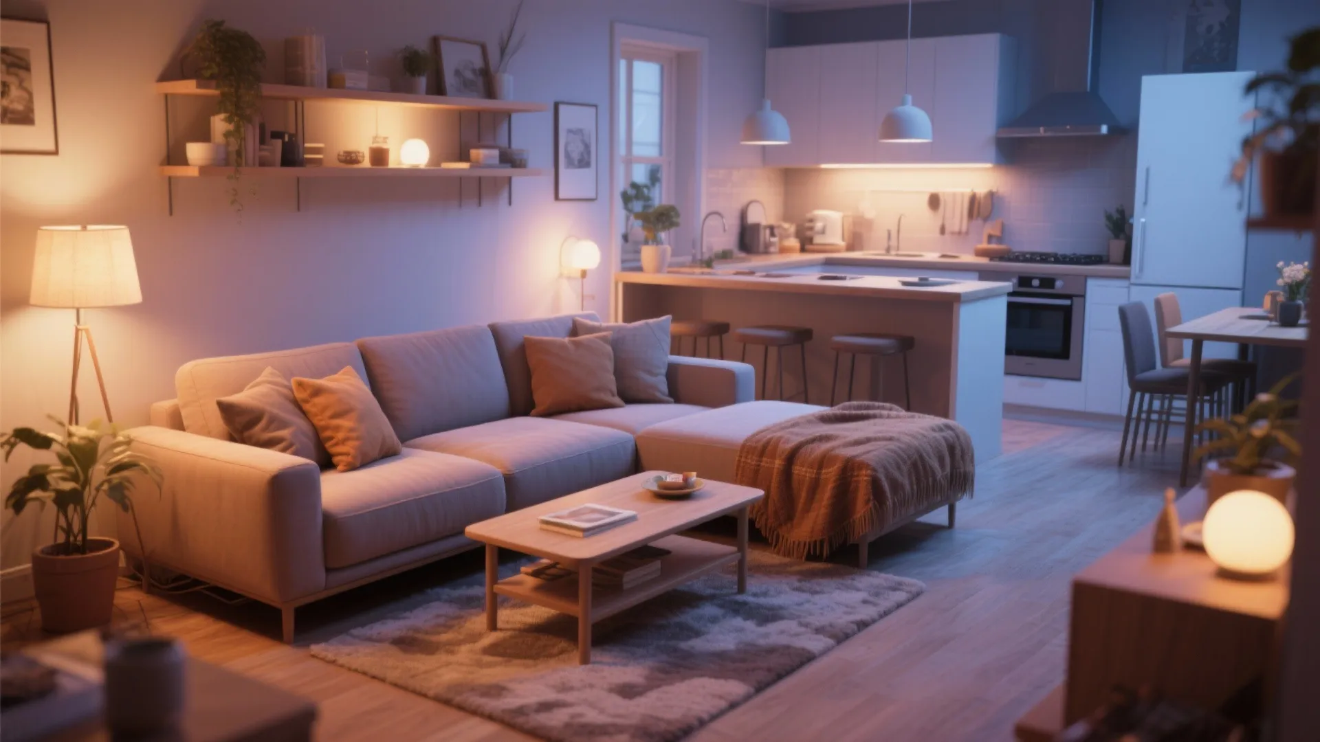 3. L-shaped Sofa Anchor