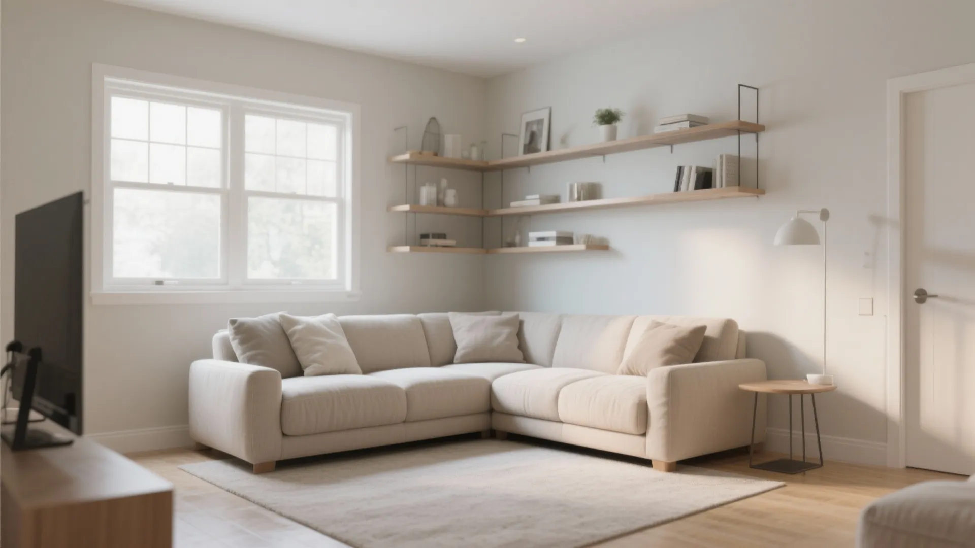 3. L-Shaped Sofa for Corner Utilization