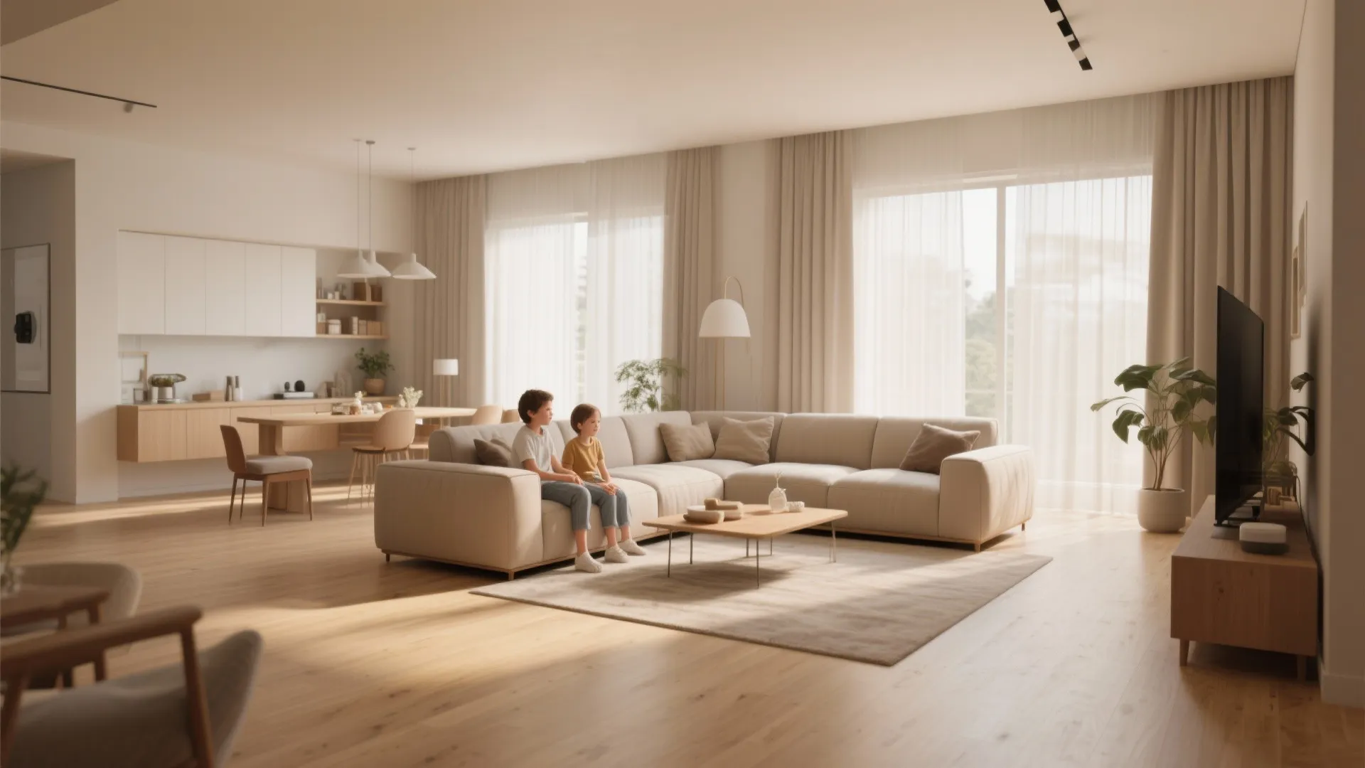 5. L-Shaped Furniture Arrangement