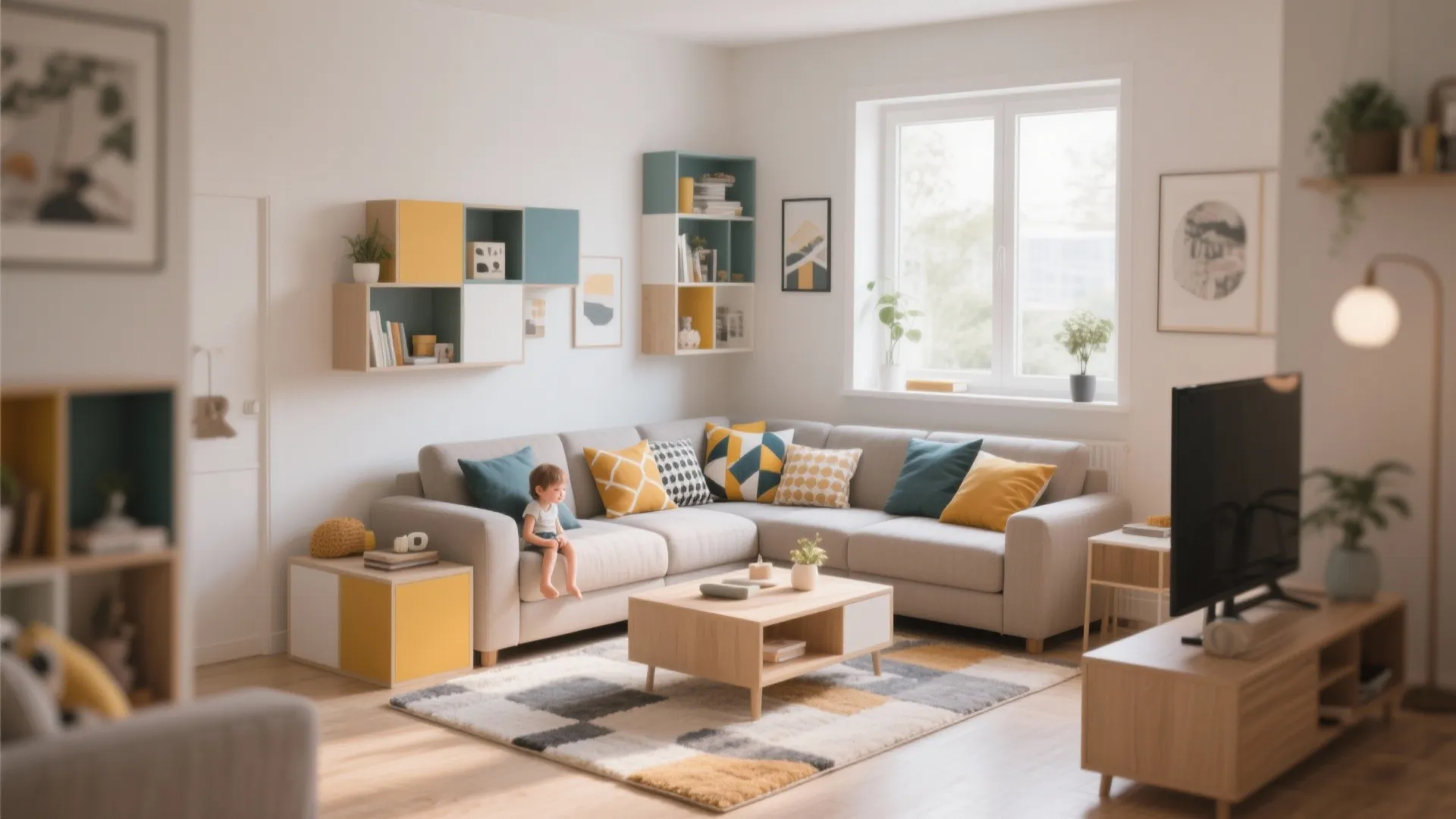 4. L‑Shaped Sofa Arrangement