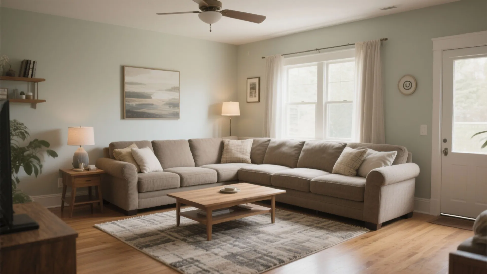 L-Shaped Seating Layout