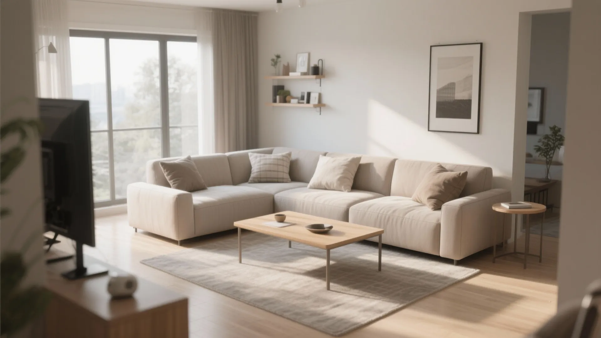 9. L-Shaped Sofa Layout