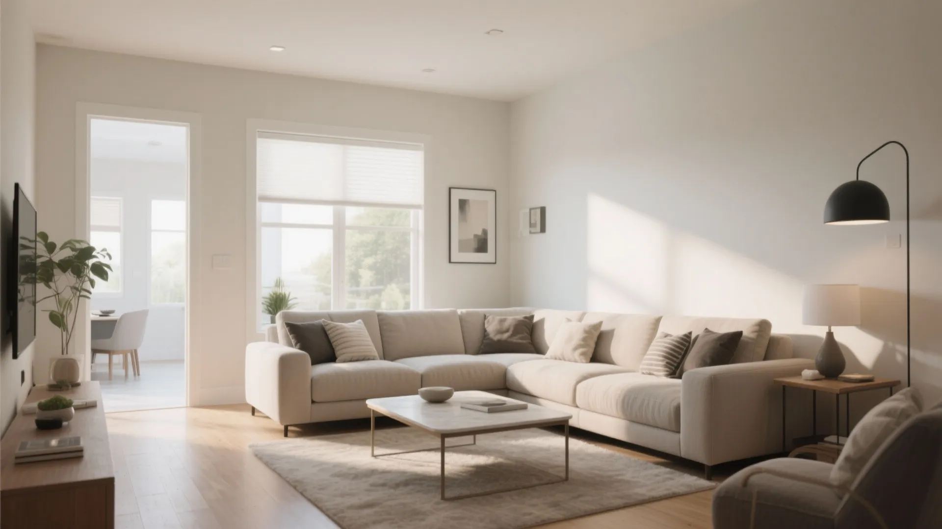 L-shaped Sofa Layout