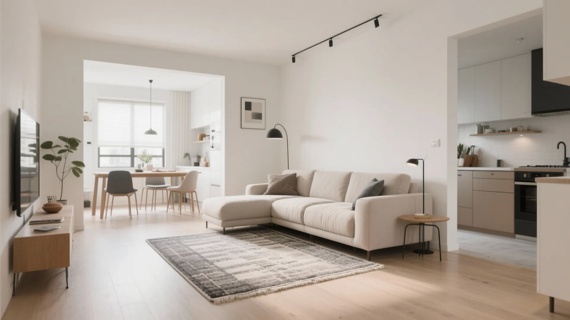 5. L-Shaped Furniture Arrangement