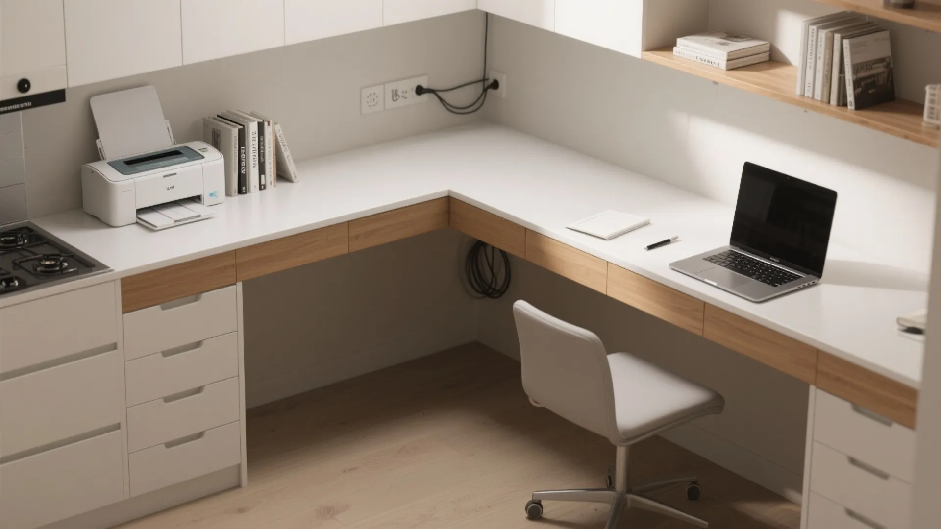 L-Shaped Layouts that Free Up Work Surface