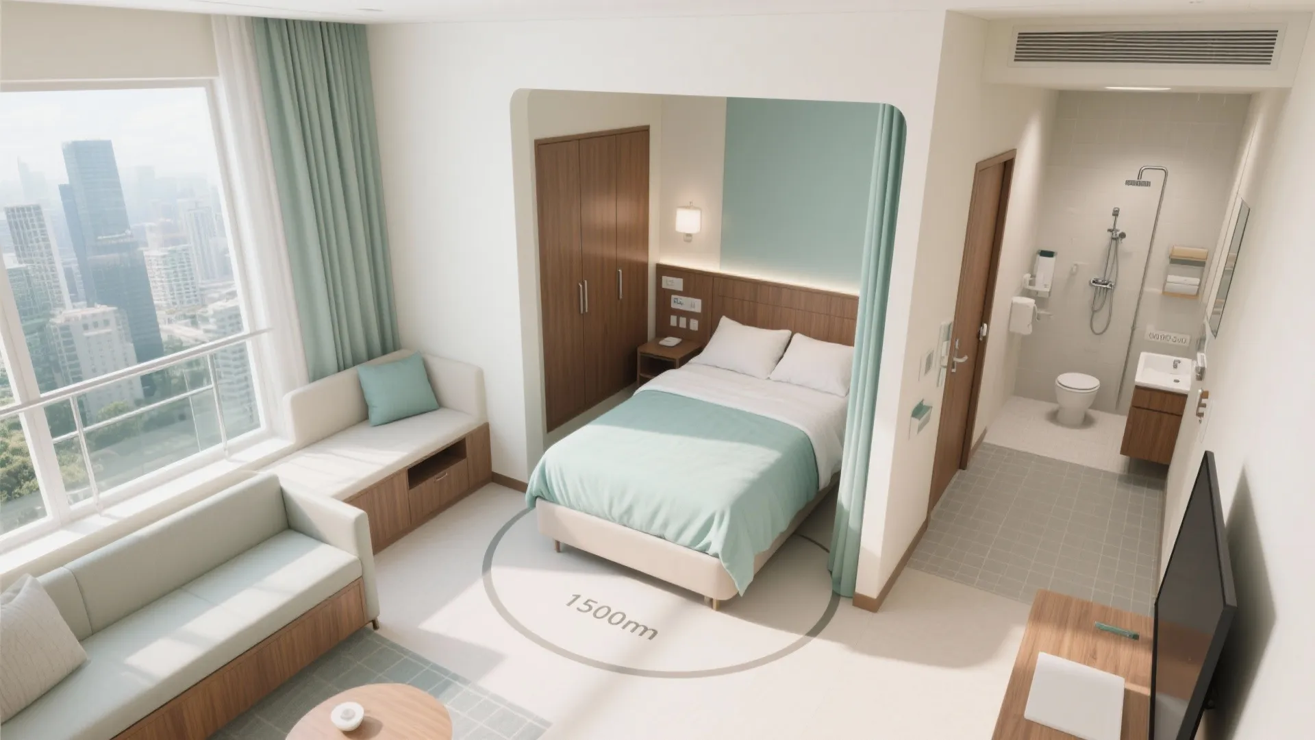 Suite layouts that balance privacy, access, and care