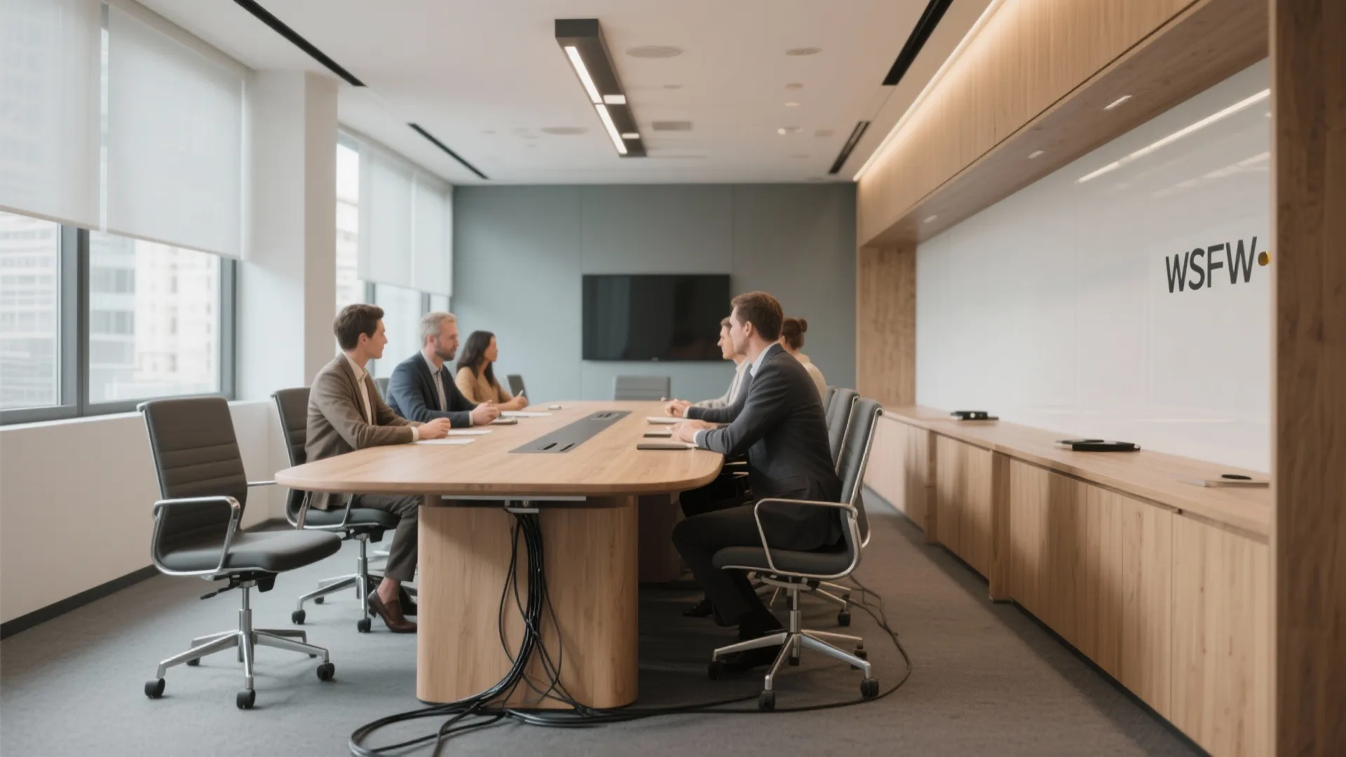 L-Shaped Table for Space Optimization