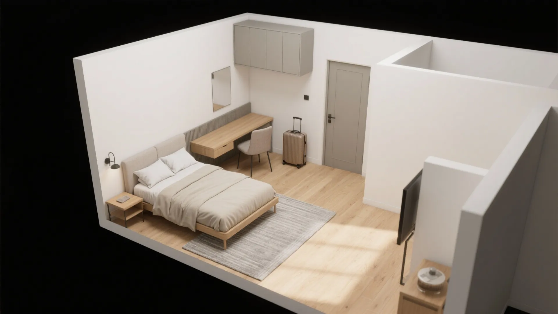 L-shaped layout that actually works in real life