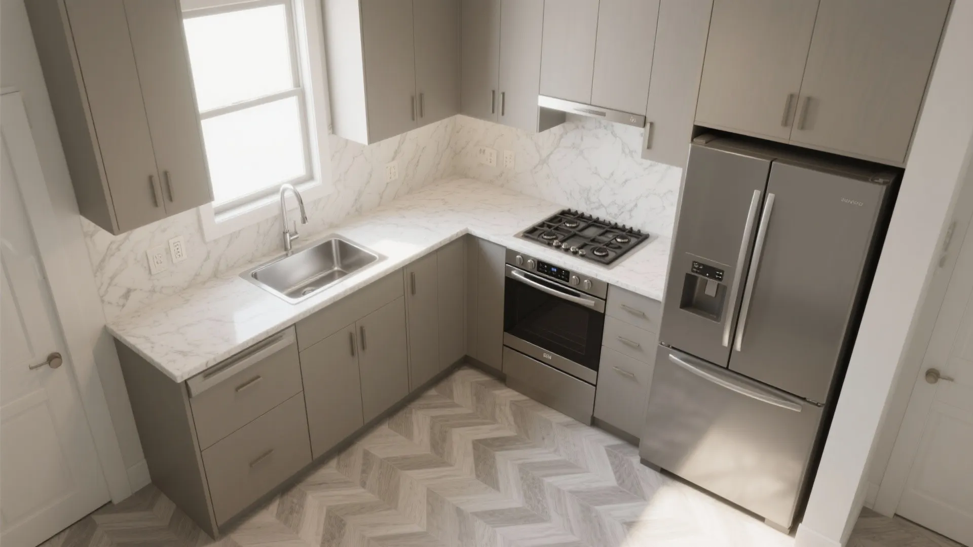 L-shaped layouts that free counters and calm traffic