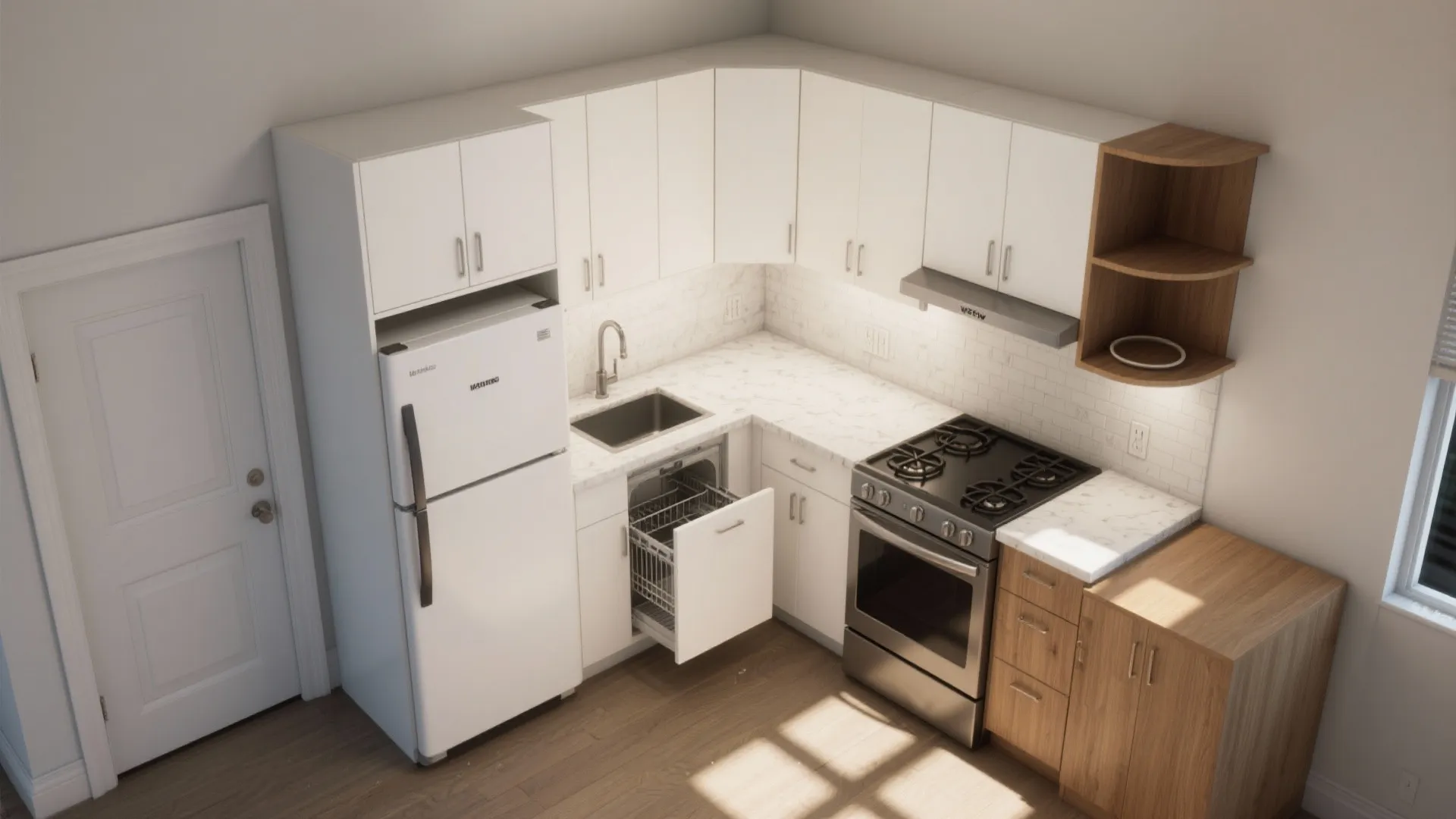 The Compact L-Shaped Kitchen: Flow Without the Bulk