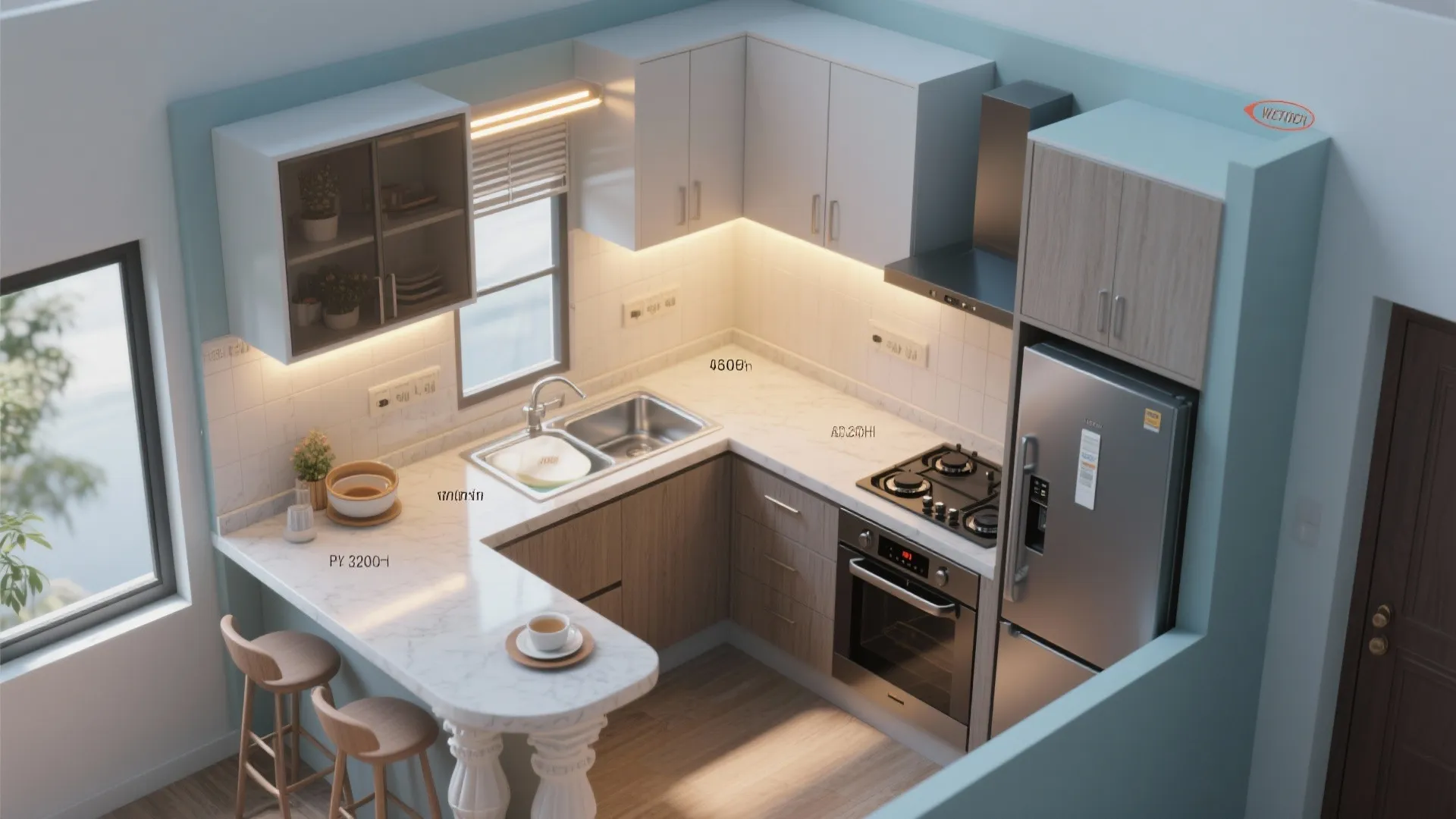 L-Shaped Layouts to Unlock Counter Space