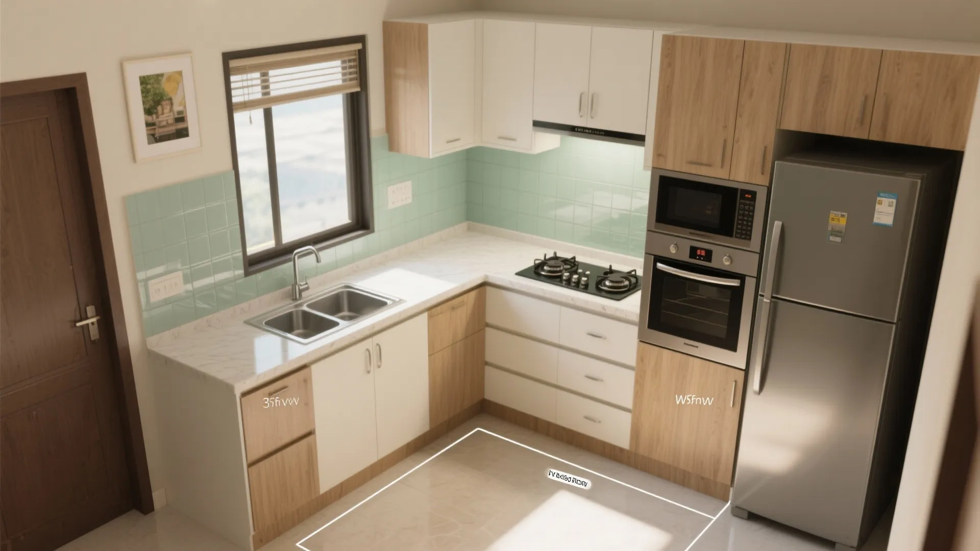 L-Shaped Layout to Maximize Workflow