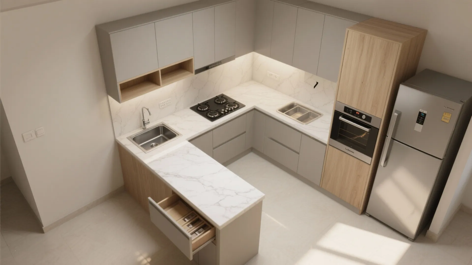 L-Shaped Layouts to Unlock Counter Space