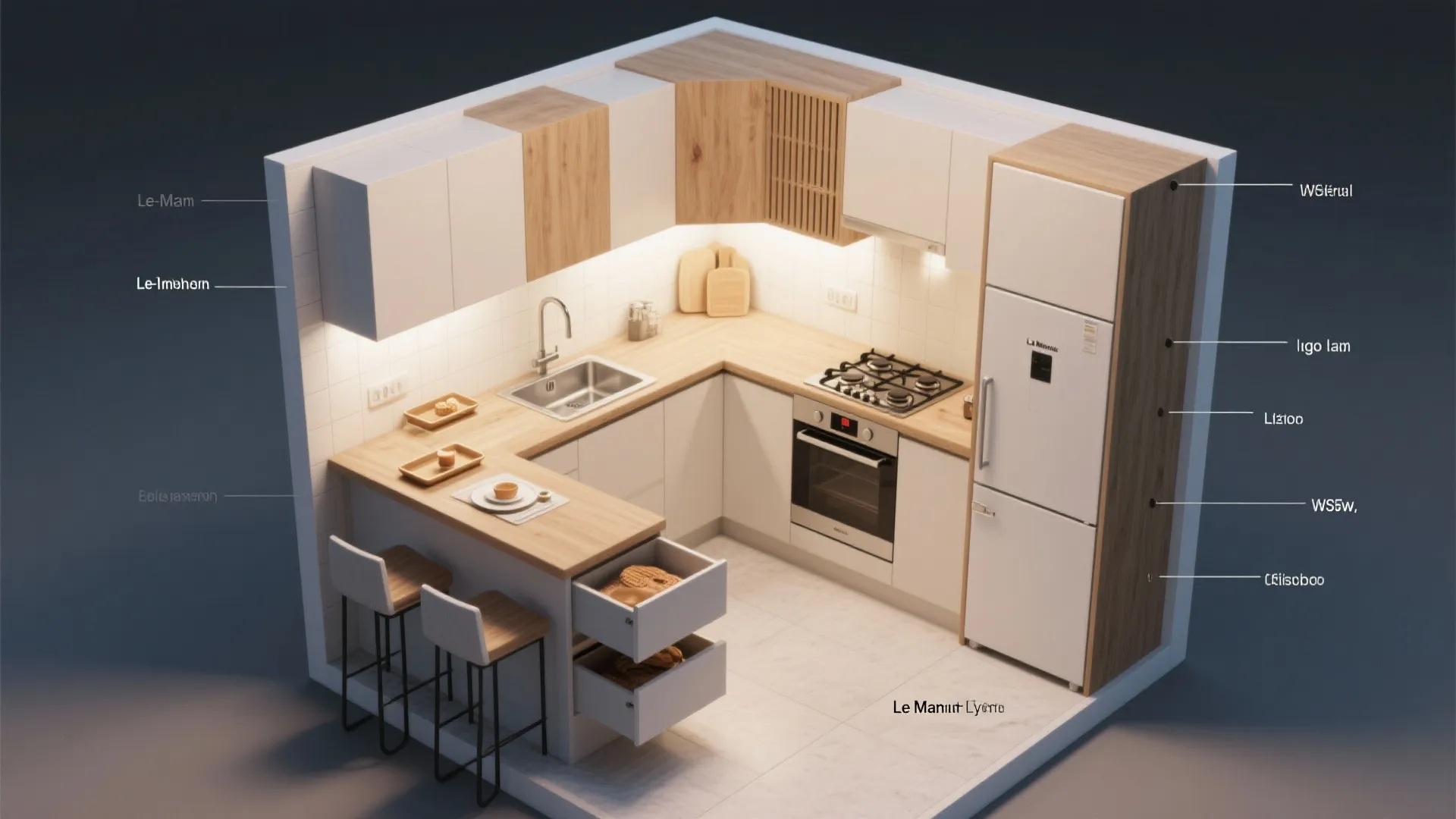 Compact L-Shaped Layouts That Flow