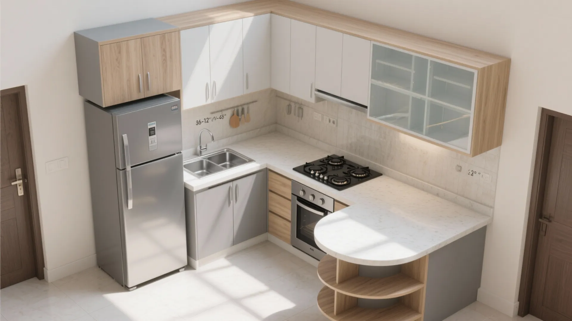 L-Shaped Compact Layout