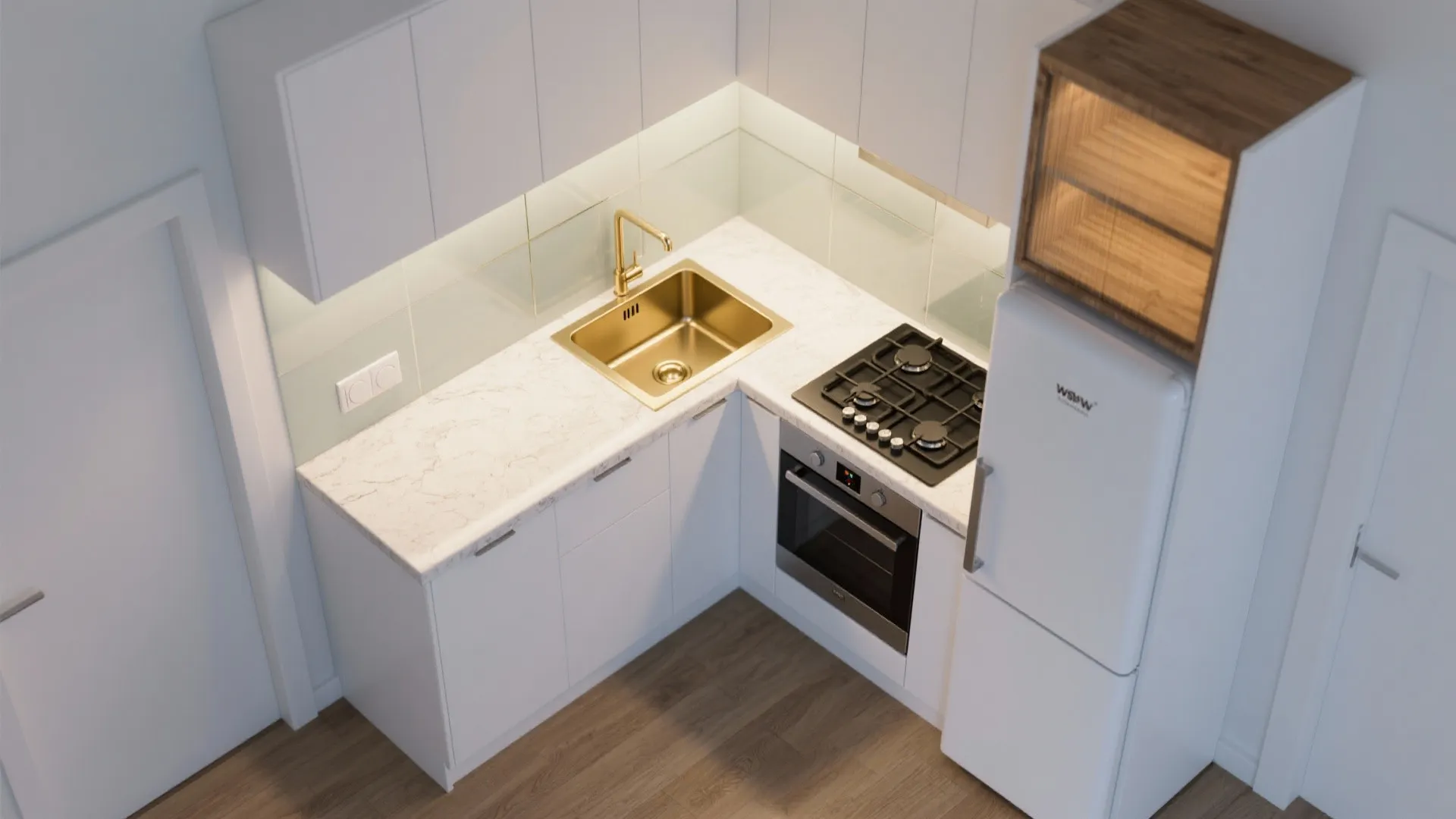 L-Shaped Layout to Unlock Counter Space